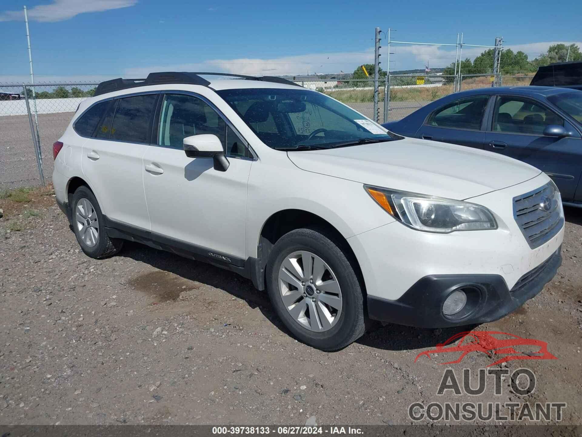 SUBARU OUTBACK 2016 - 4S4BSAFC1G3234629