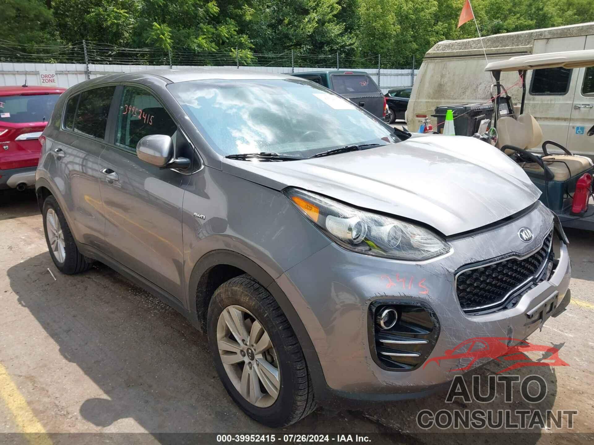 KIA SPORTAGE 2017 - KNDPMCAC2H7247004