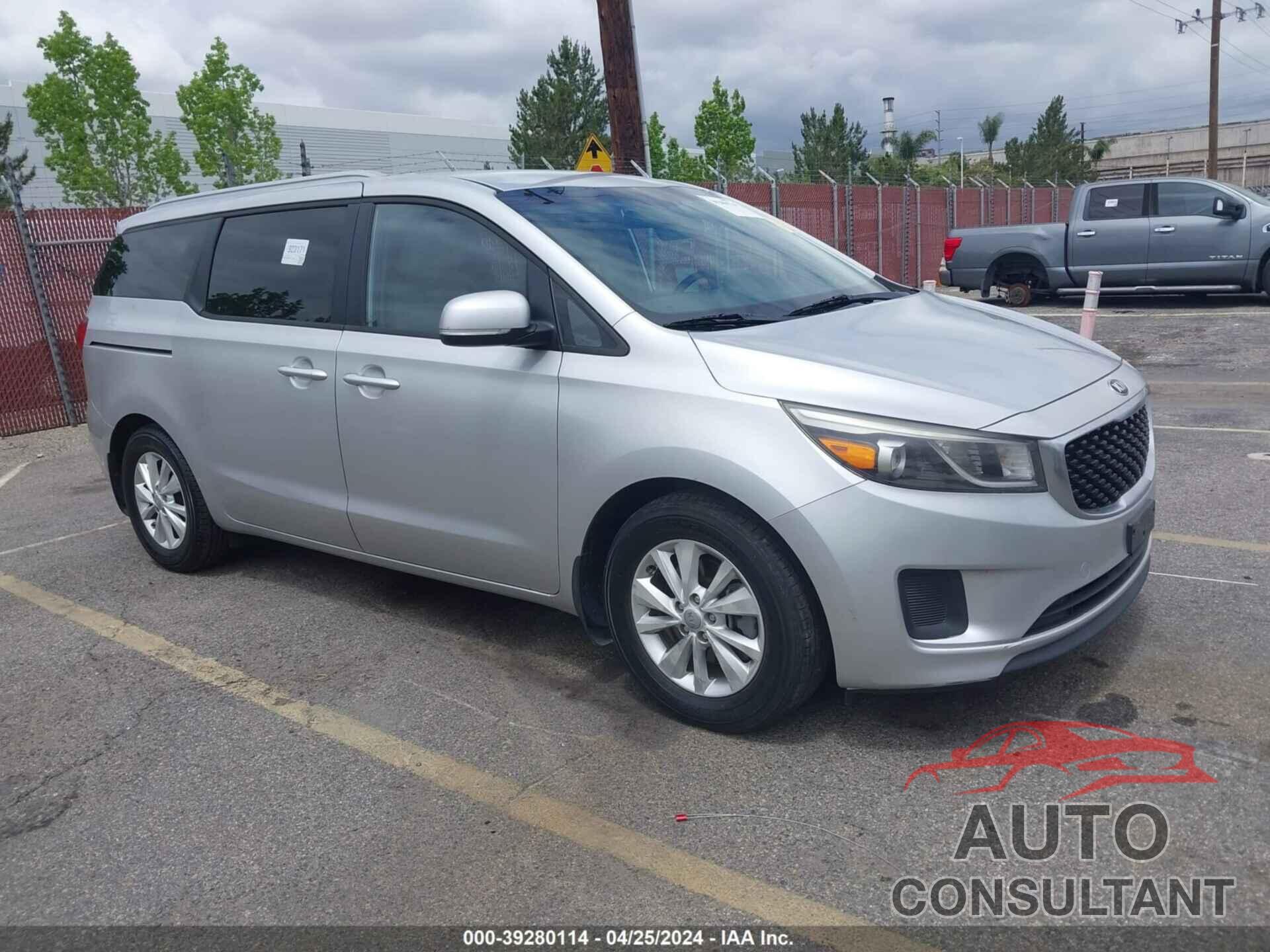 KIA SEDONA 2016 - KNDMB5C18G6099655