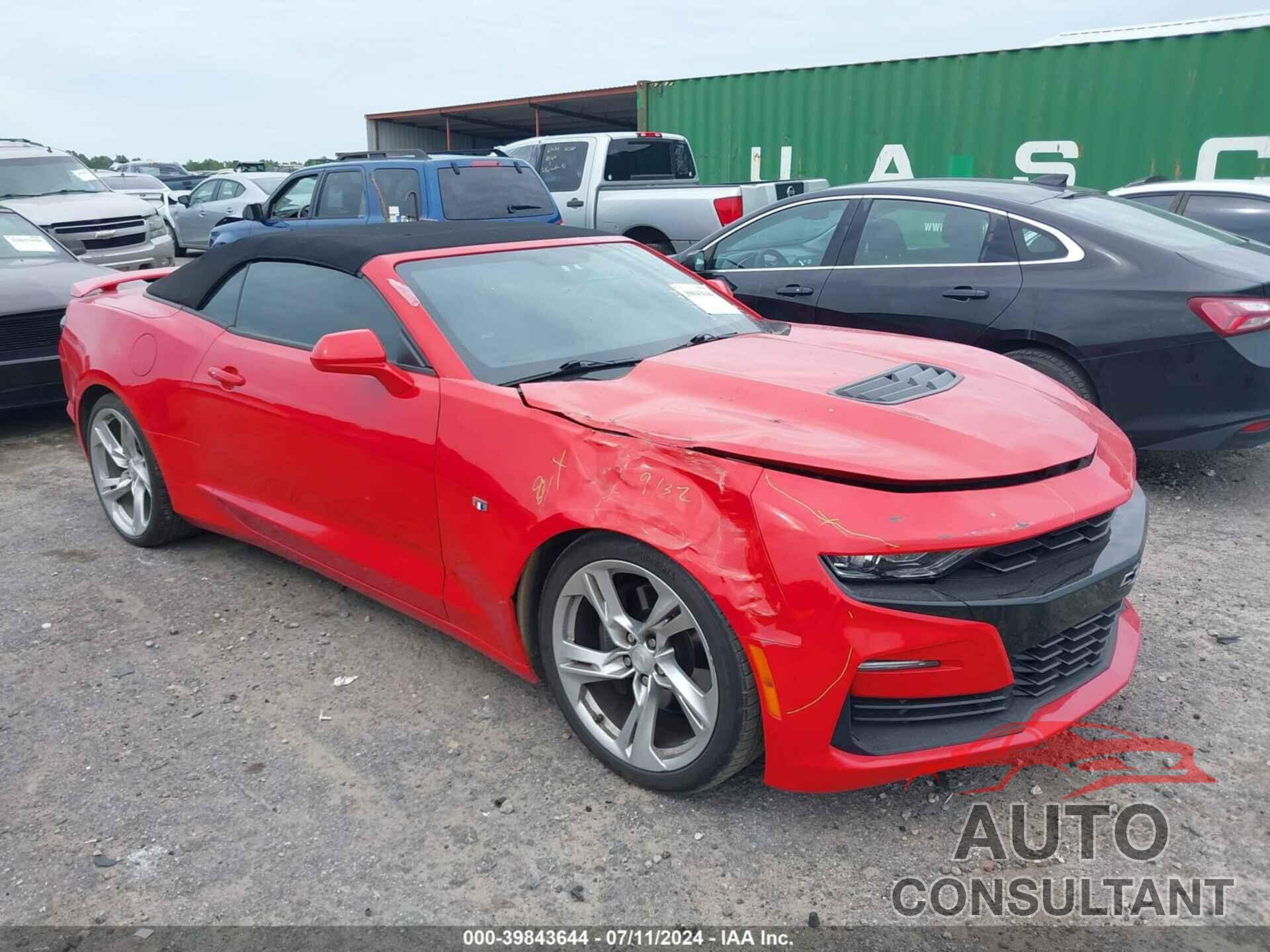 CHEVROLET CAMARO 2019 - 1G1FH3D78K0137808