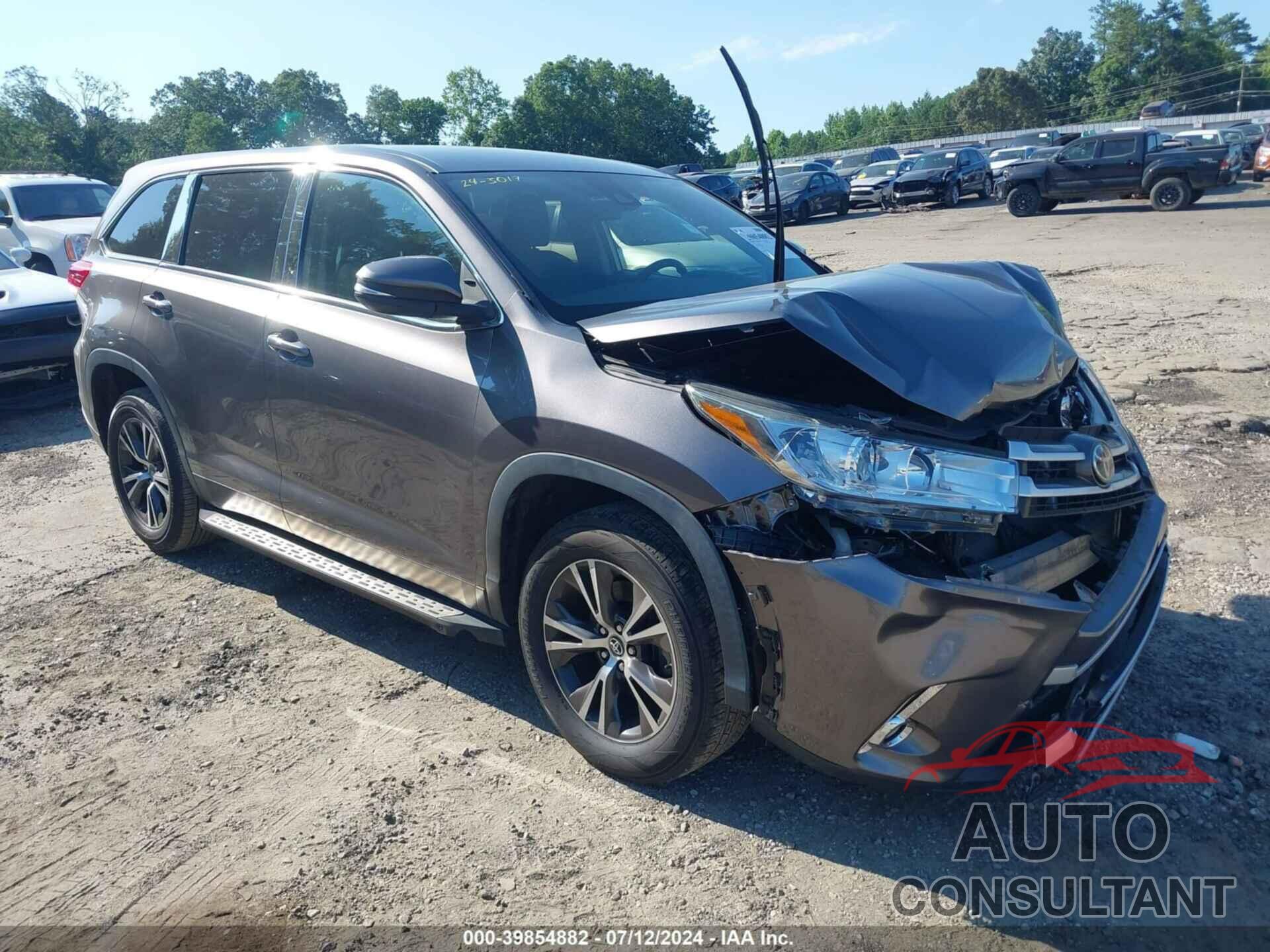 TOYOTA HIGHLANDER 2019 - 5TDZARFH7KS052442