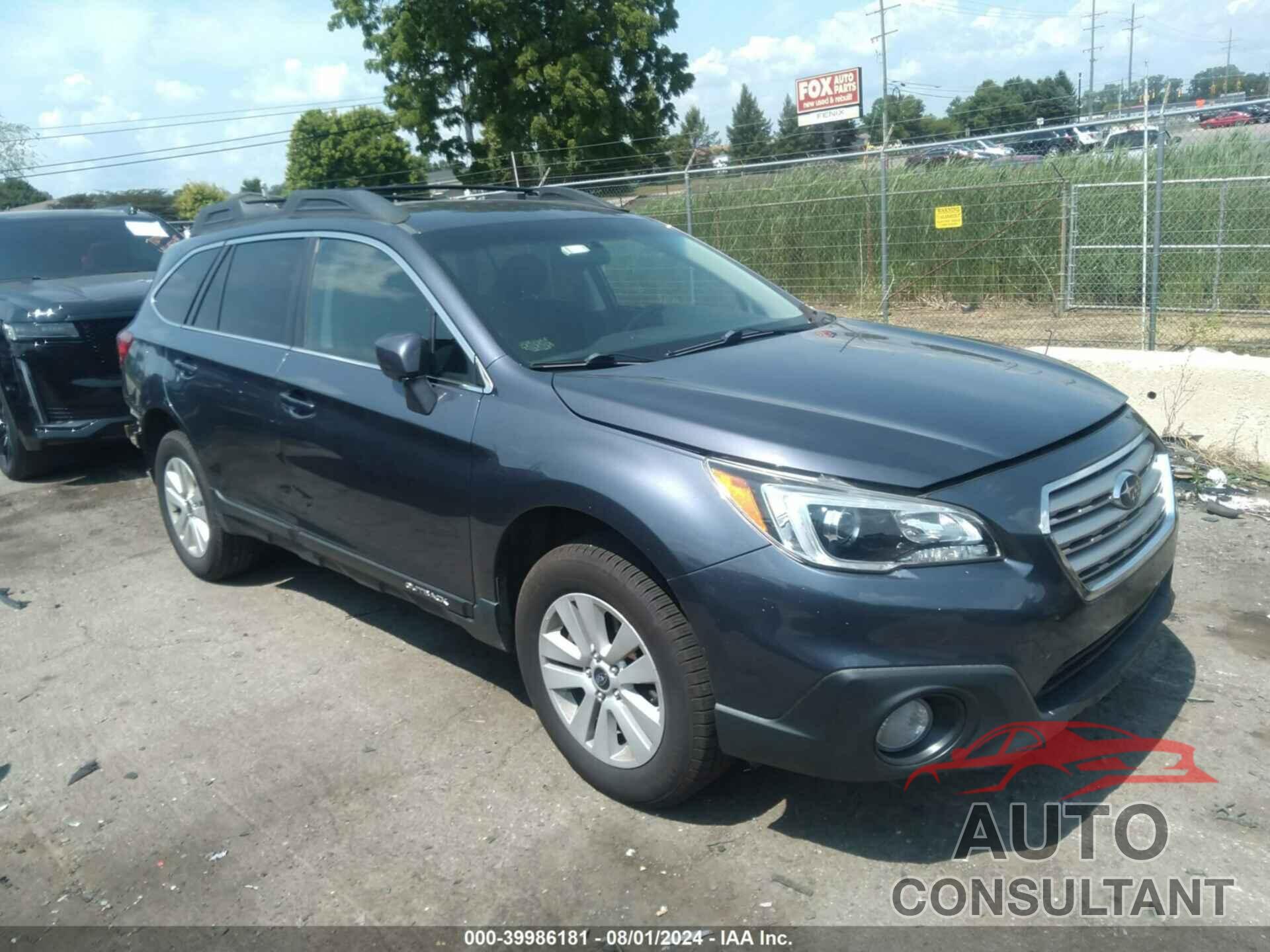 SUBARU OUTBACK 2017 - 4S4BSACC8H3323166