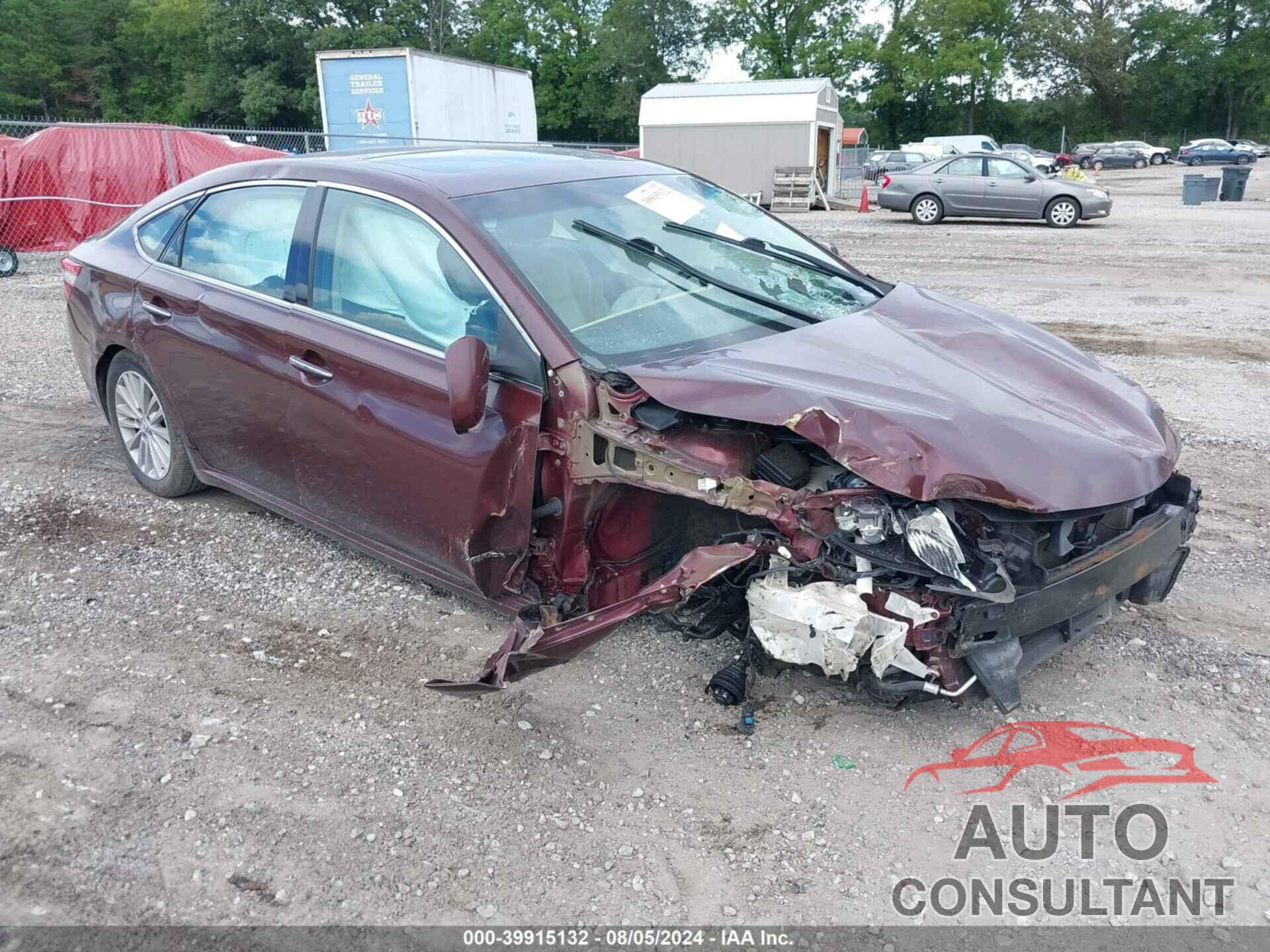TOYOTA AVALON HYBRID 2015 - 4T1BD1EB0FU038824