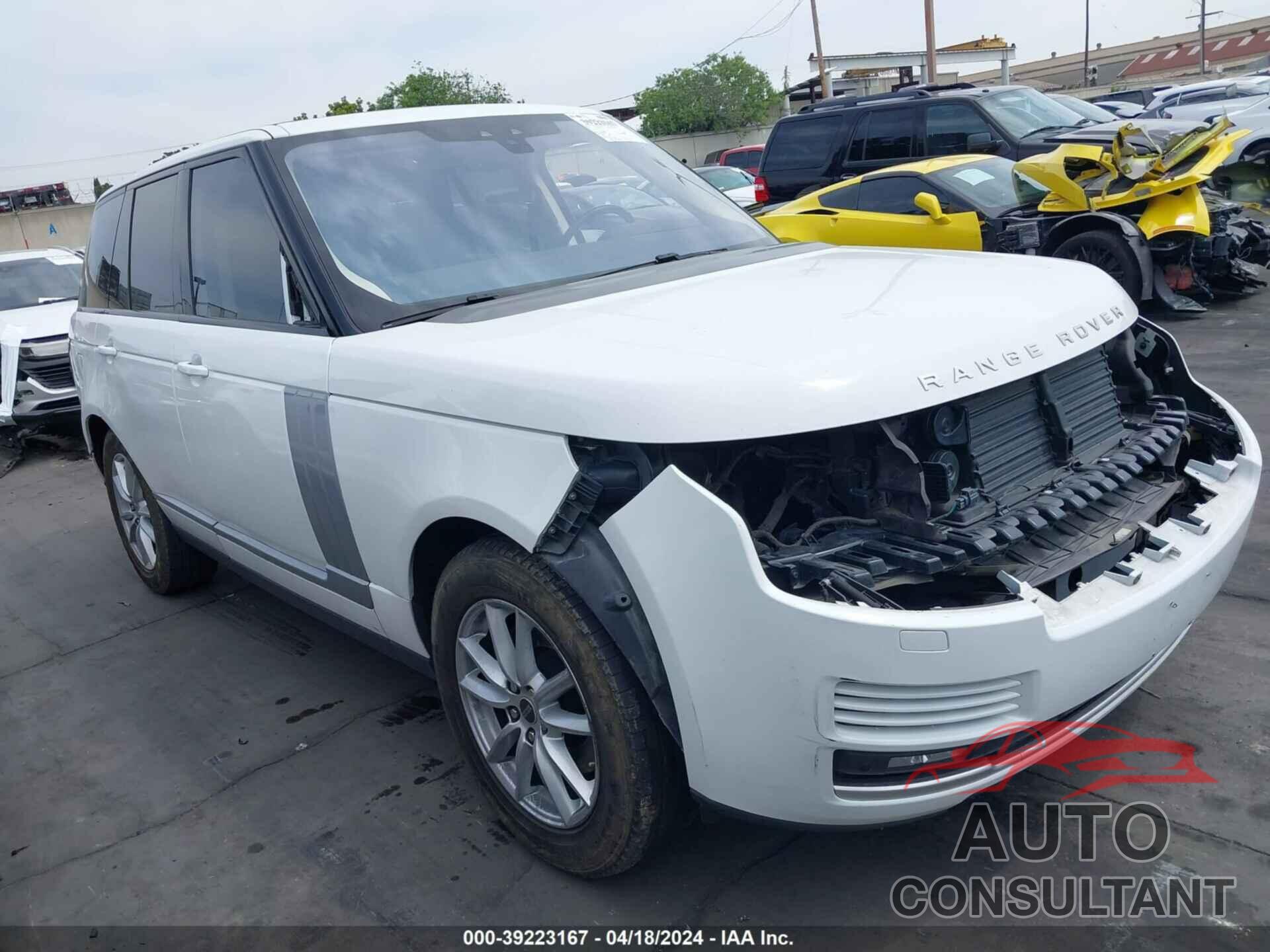 LAND ROVER RANGE ROVER 2017 - SALGR2FV9HA355556