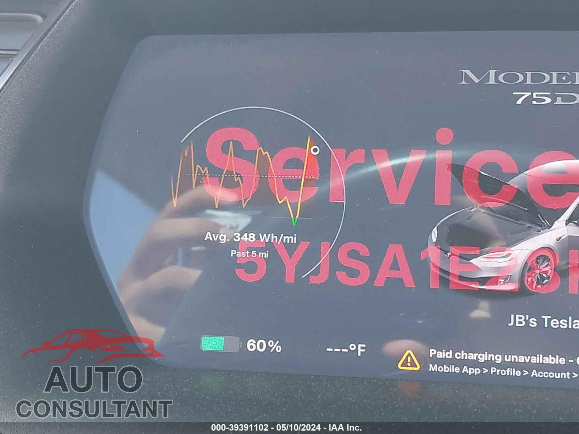 TESLA MODEL S 2019 - 5YJSA1E28KF299781
