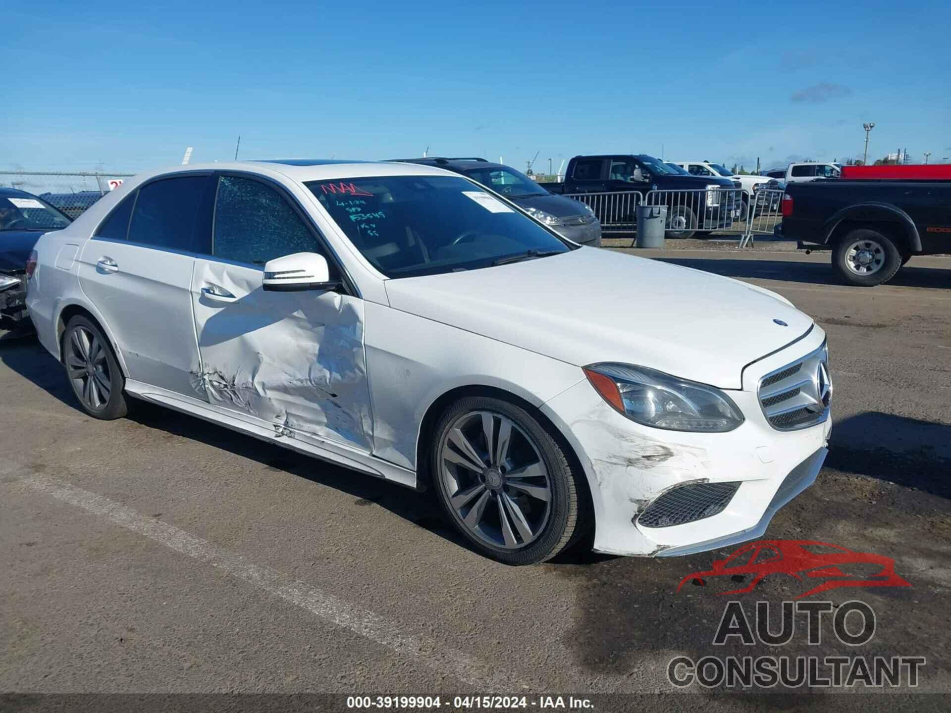 MERCEDES-BENZ E-CLASS 2016 - WDDHF5KB5GB230005