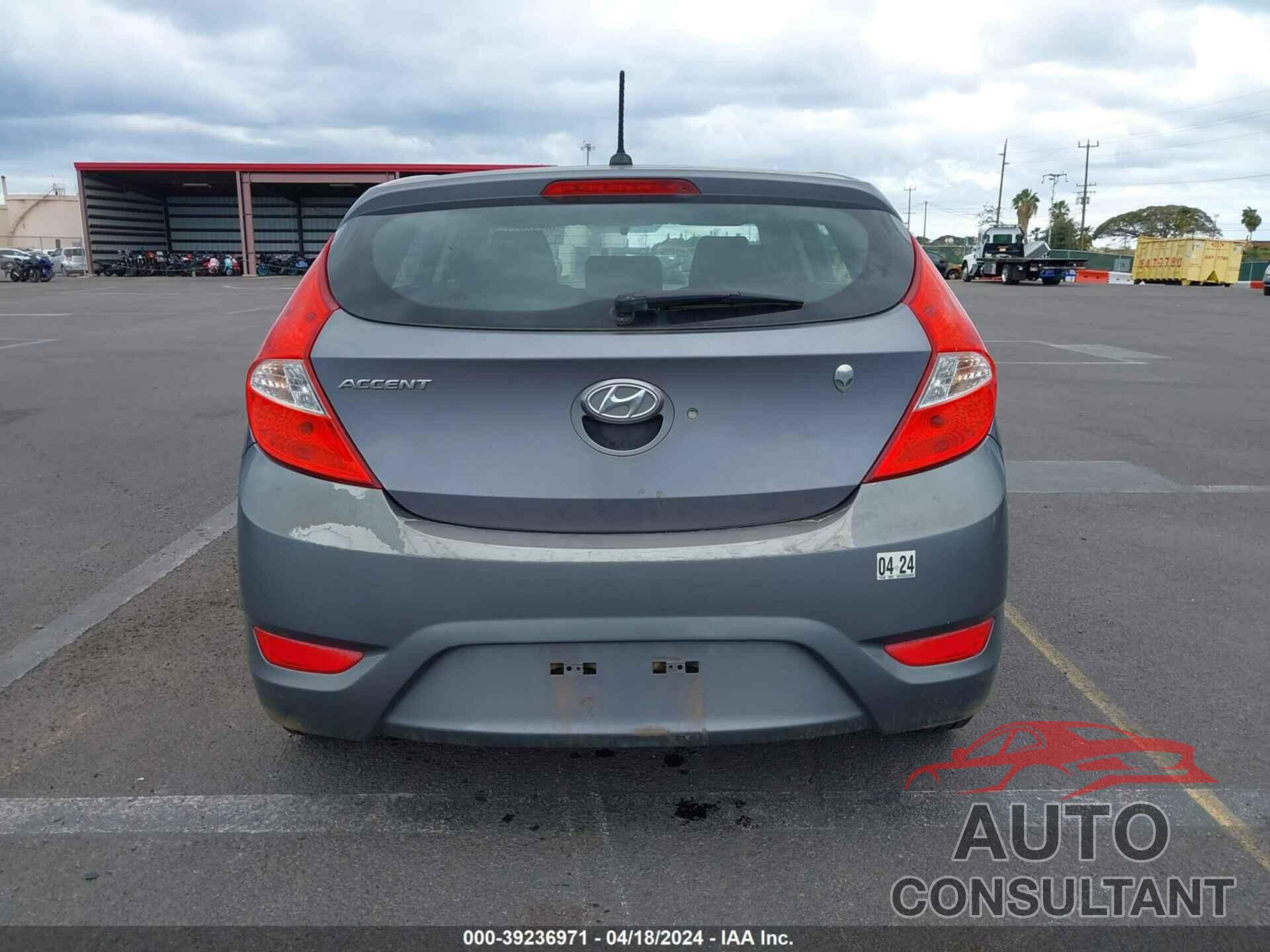 HYUNDAI ACCENT 2016 - KMHCT5AEXGU269293