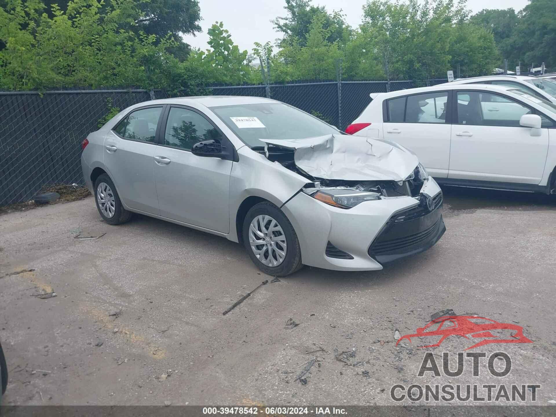 TOYOTA COROLLA 2019 - 5YFBURHE5KP913573