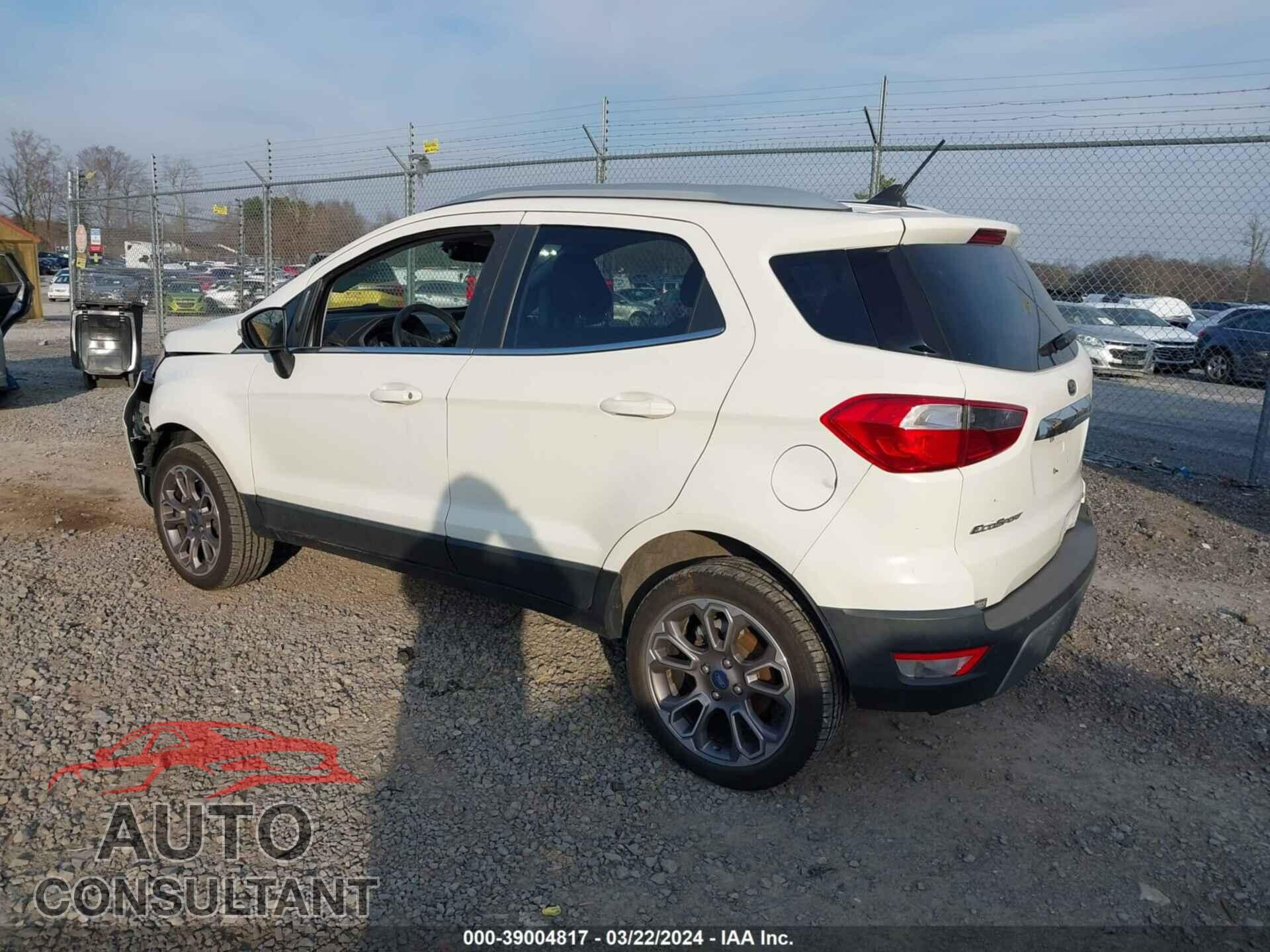 FORD ECOSPORT 2019 - MAJ6S3KL8KC268007