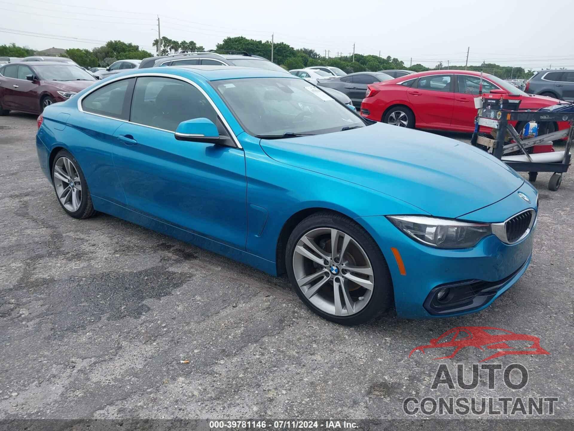 BMW 430I 2019 - WBA4W3C50KAF93767