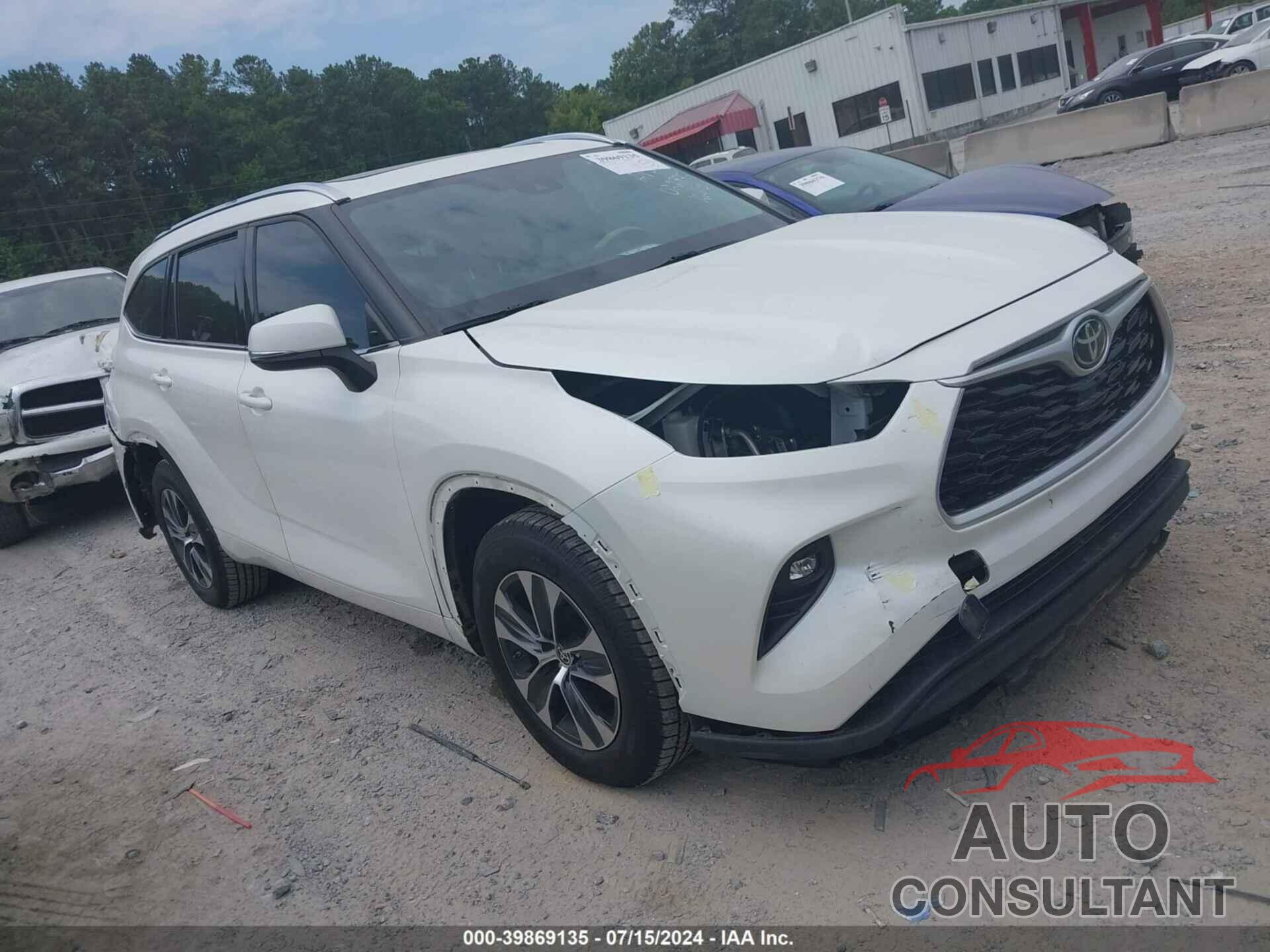 TOYOTA HIGHLANDER 2020 - 5TDGZRAH8LS022777