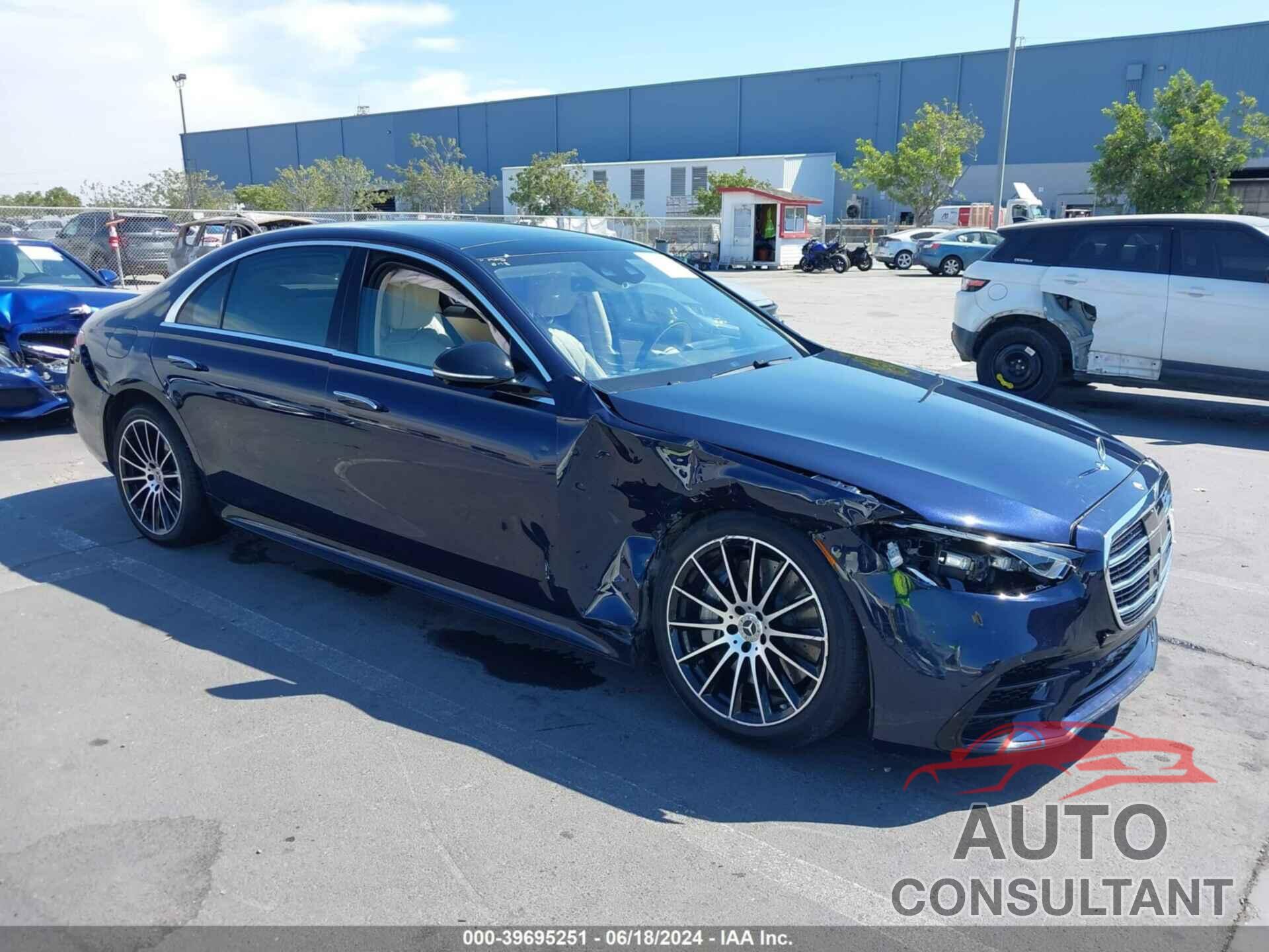 MERCEDES-BENZ S 580 2022 - W1K6G7GB6NA097086