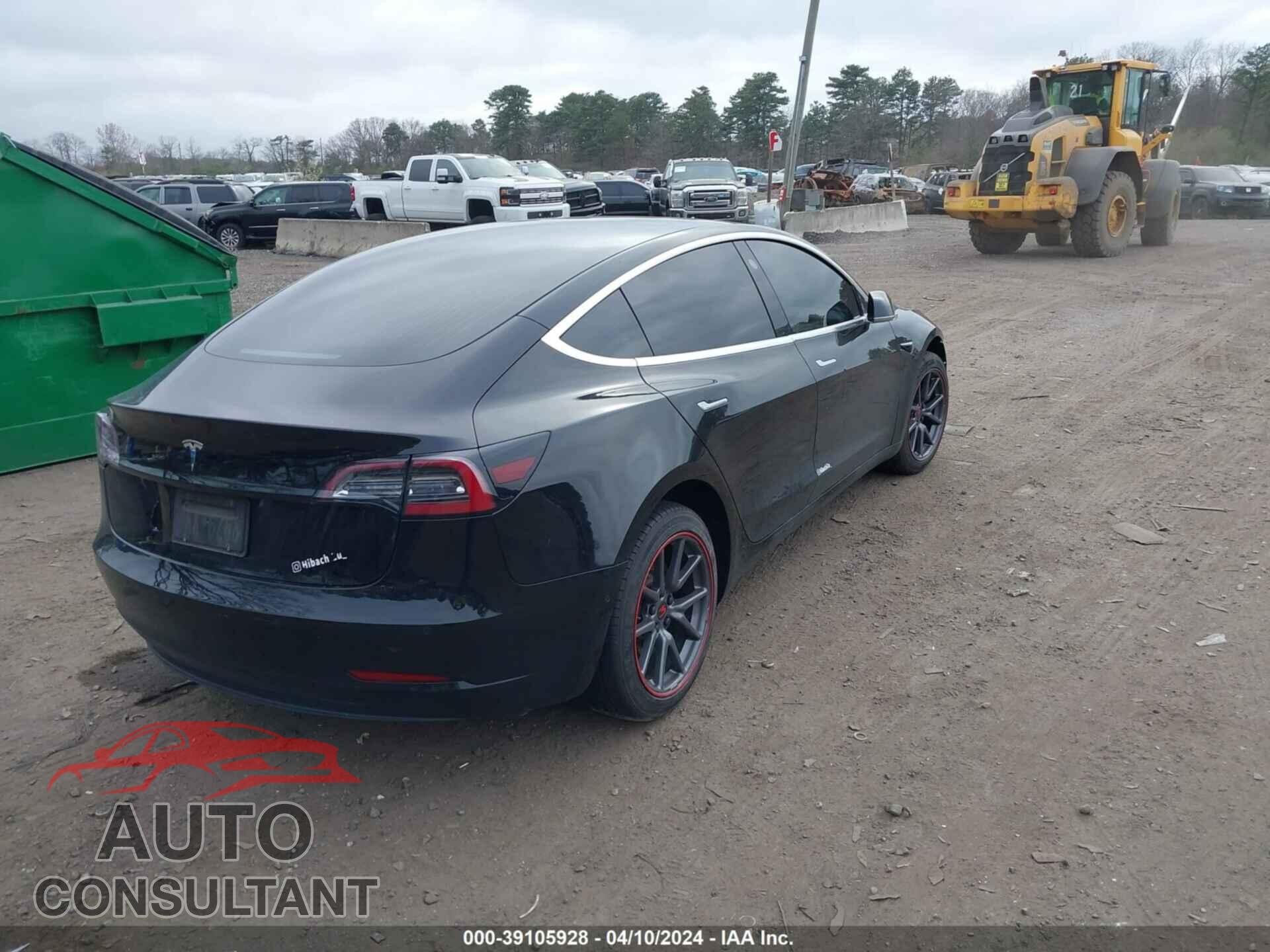 TESLA MODEL 3 2019 - 5YJ3E1EA1KF395168