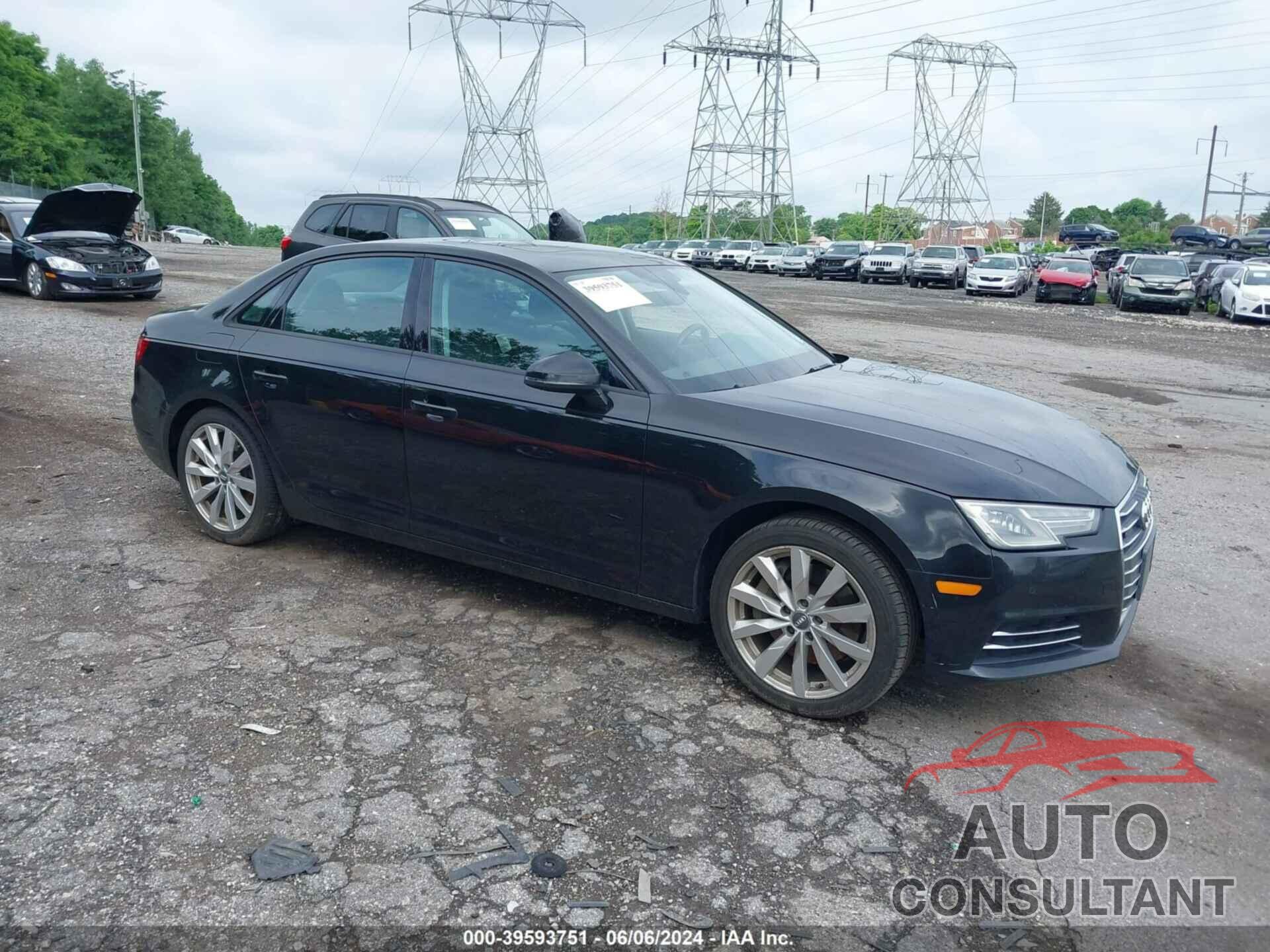 AUDI A4 2017 - WAUANAF43HN002889