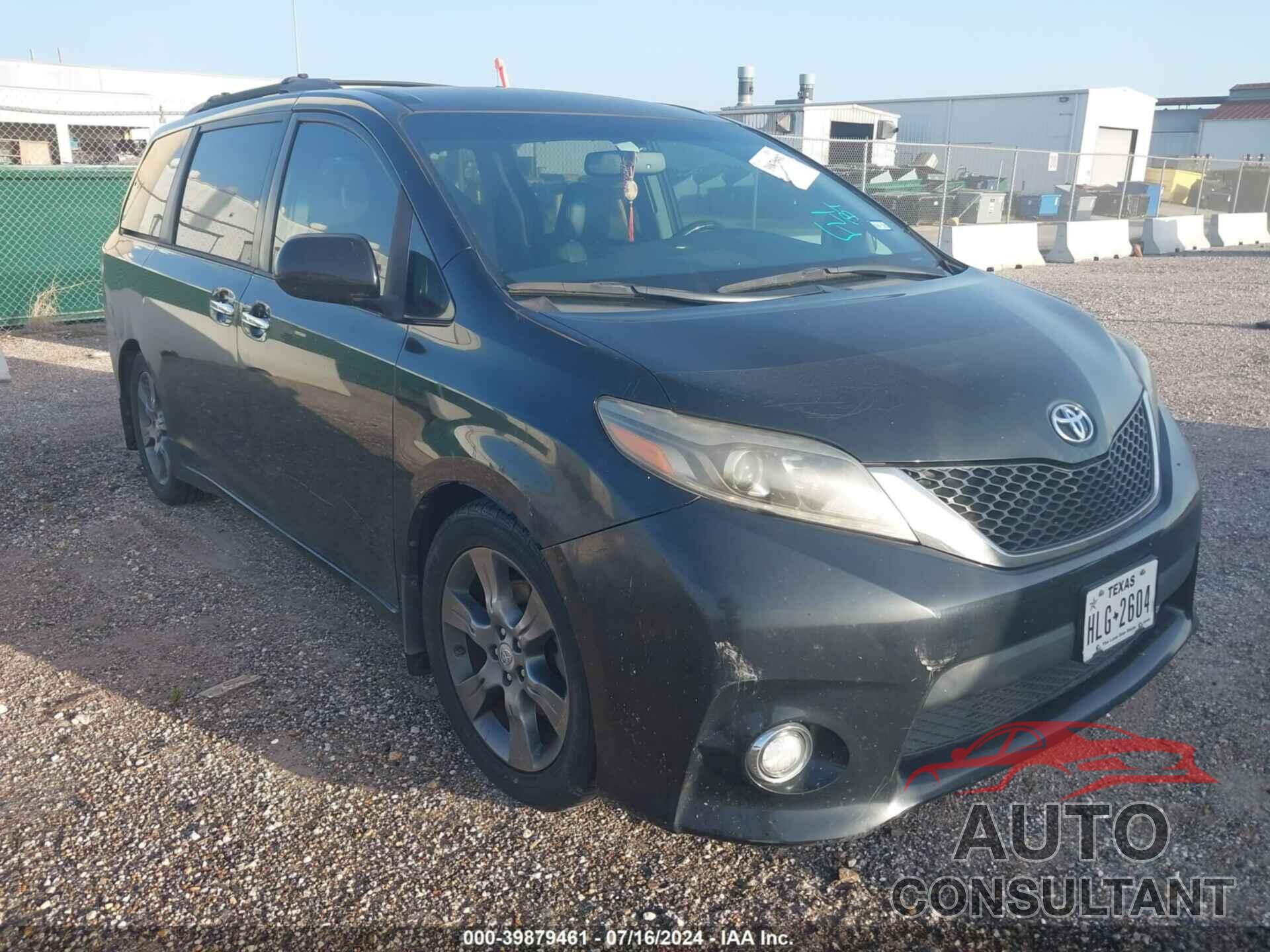 TOYOTA SIENNA 2016 - 5TDXK3DC4GS750572