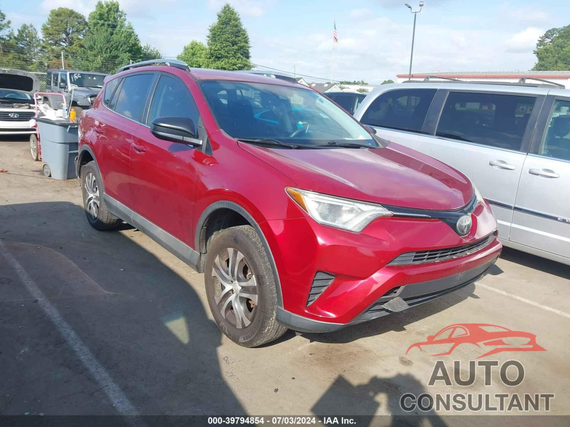 TOYOTA RAV4 2018 - 2T3ZFREV5JW465272