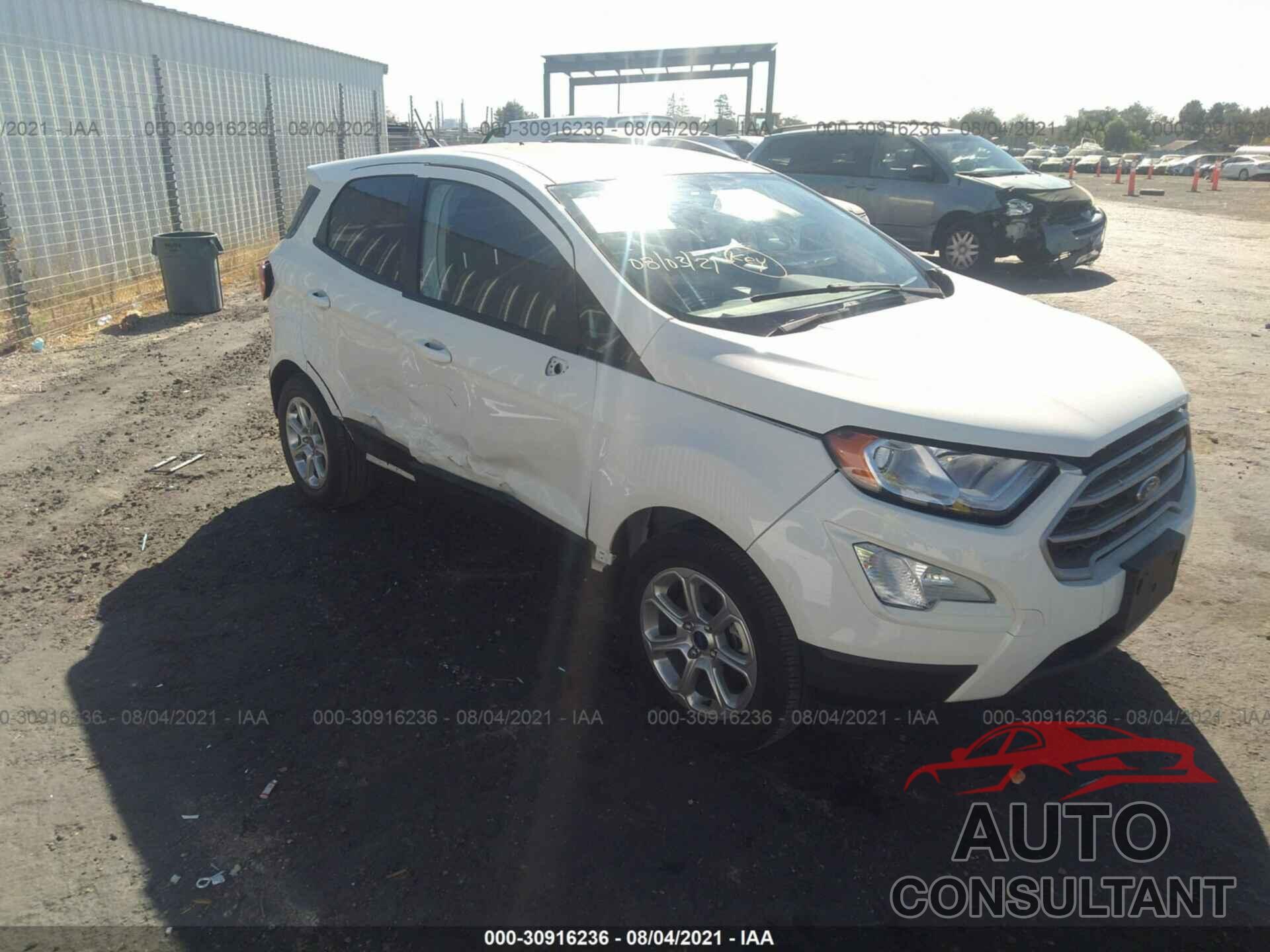 FORD ECOSPORT 2020 - MAJ3S2GE8LC384574