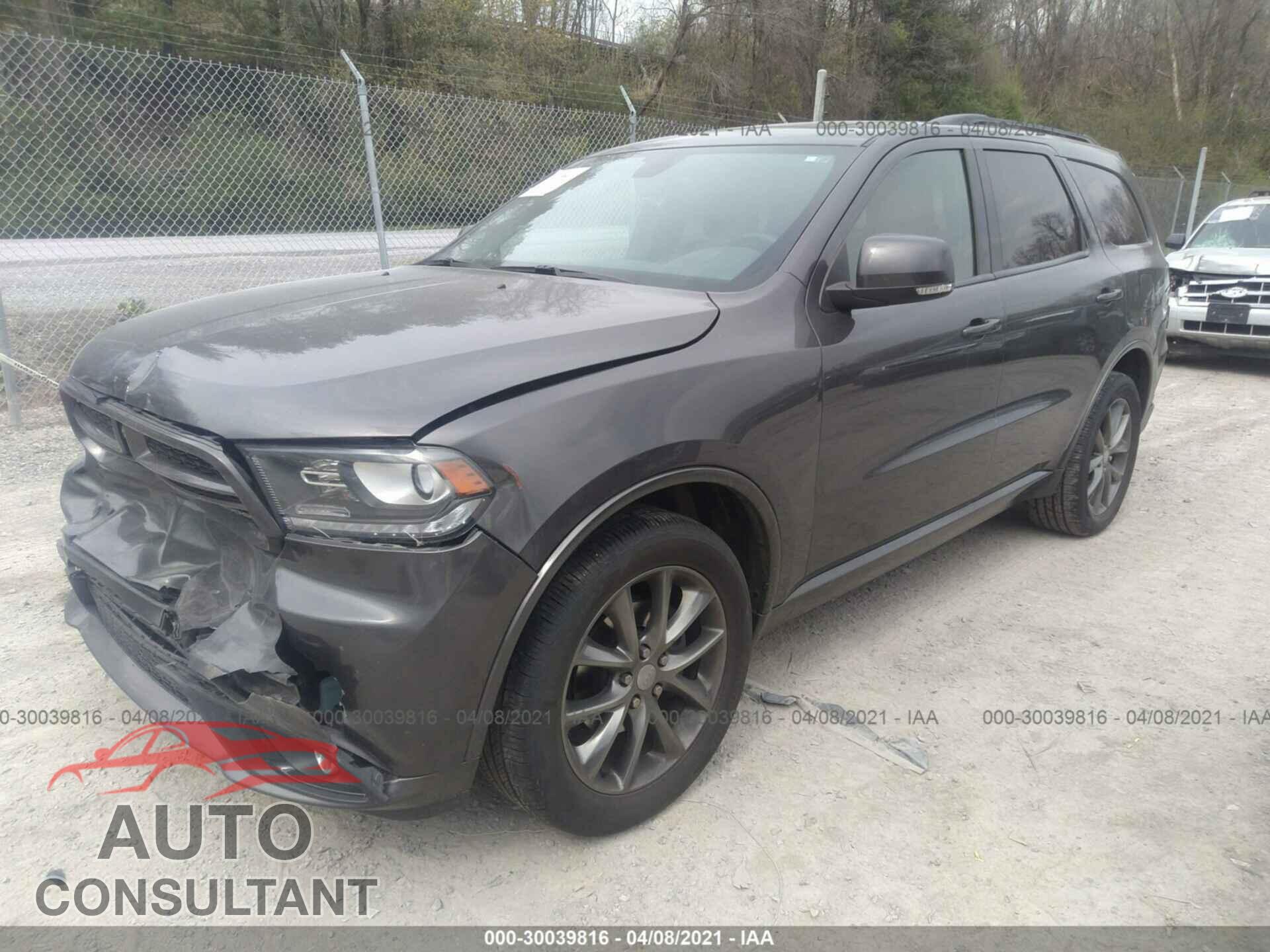 DODGE DURANGO 2017 - 1C4RDJDG4HC752450