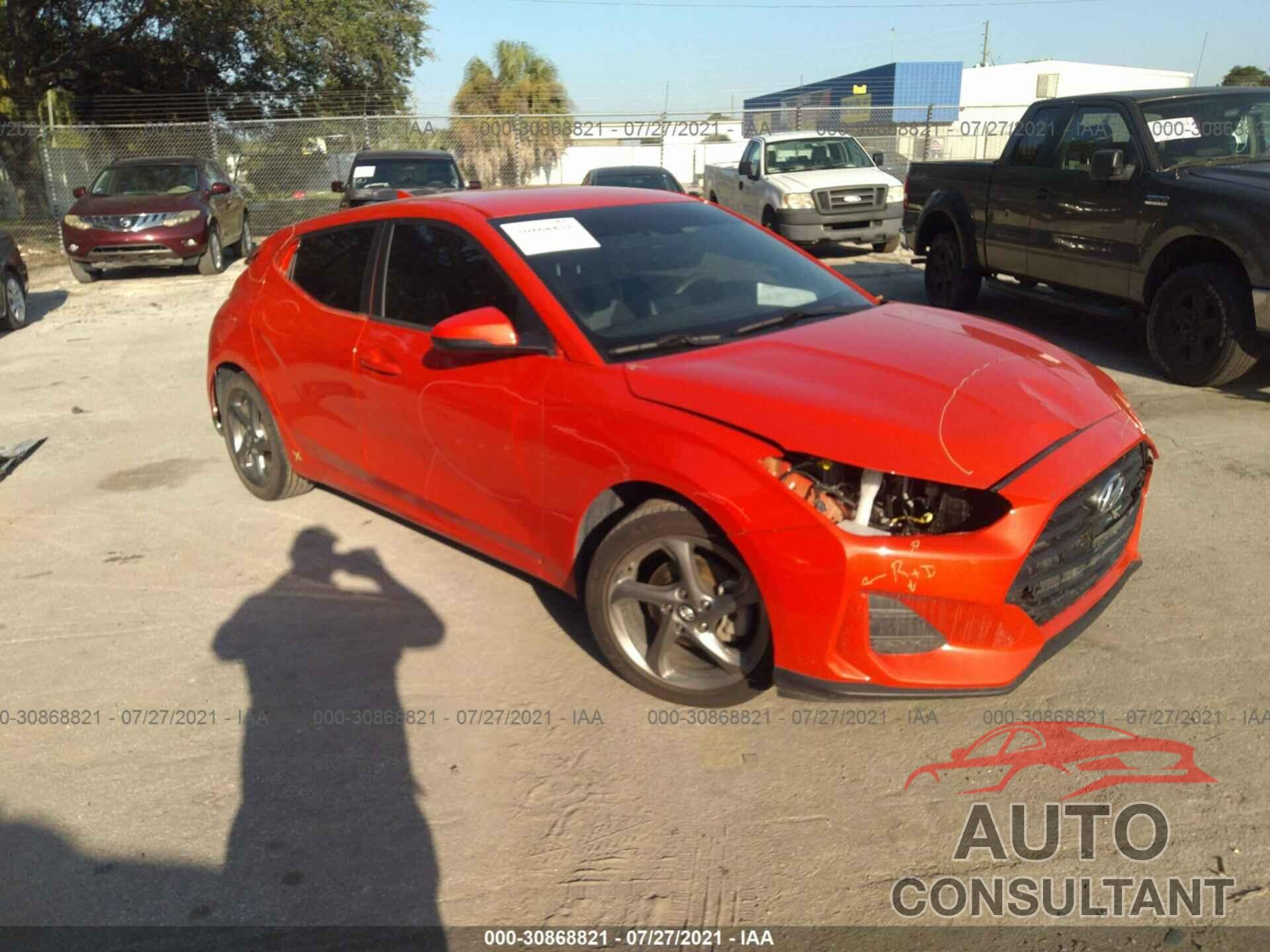 HYUNDAI VELOSTER 2019 - KMHTG6AFXKU016647