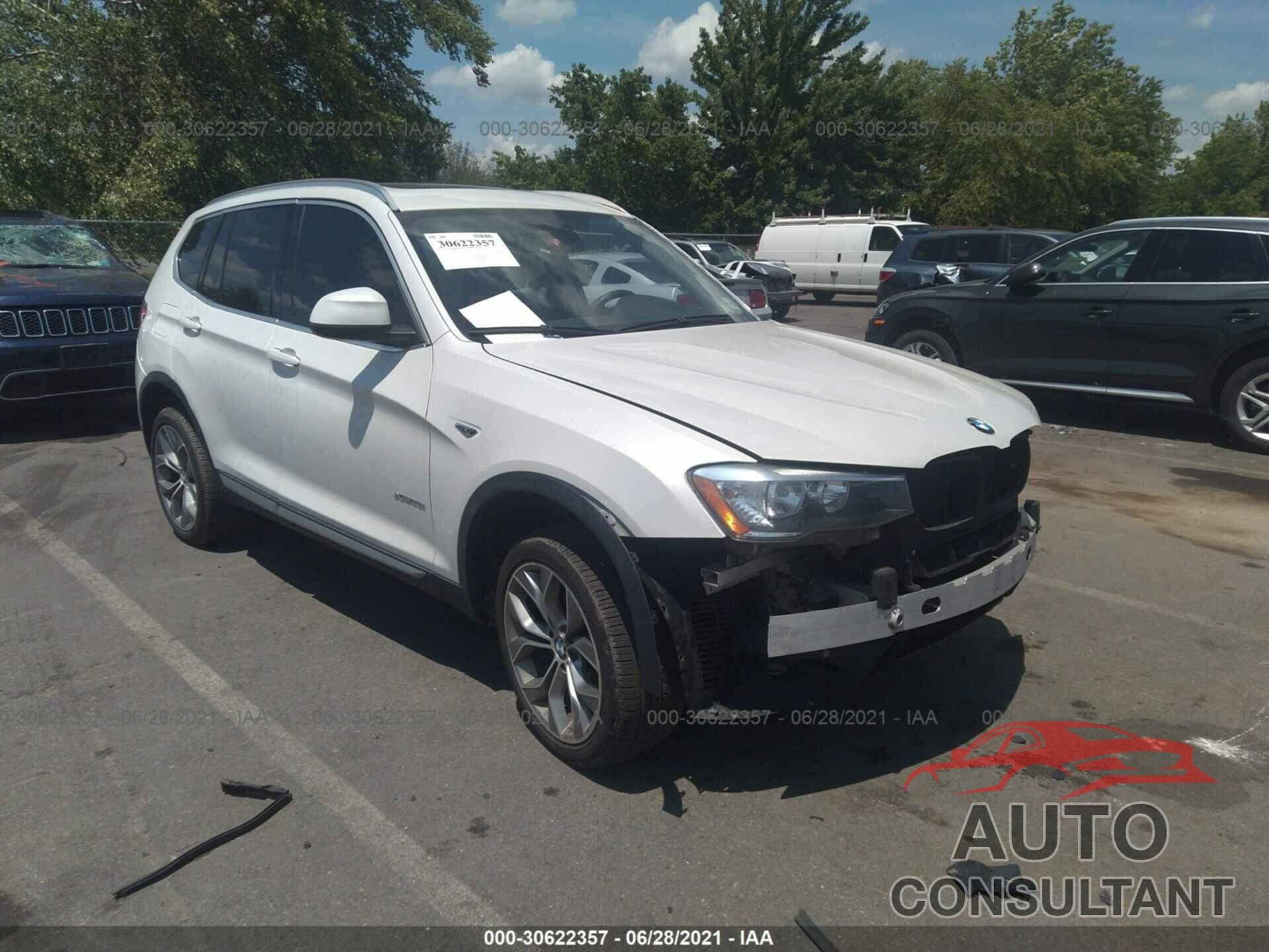 BMW X3 2016 - 5UXWX9C58G0D91881