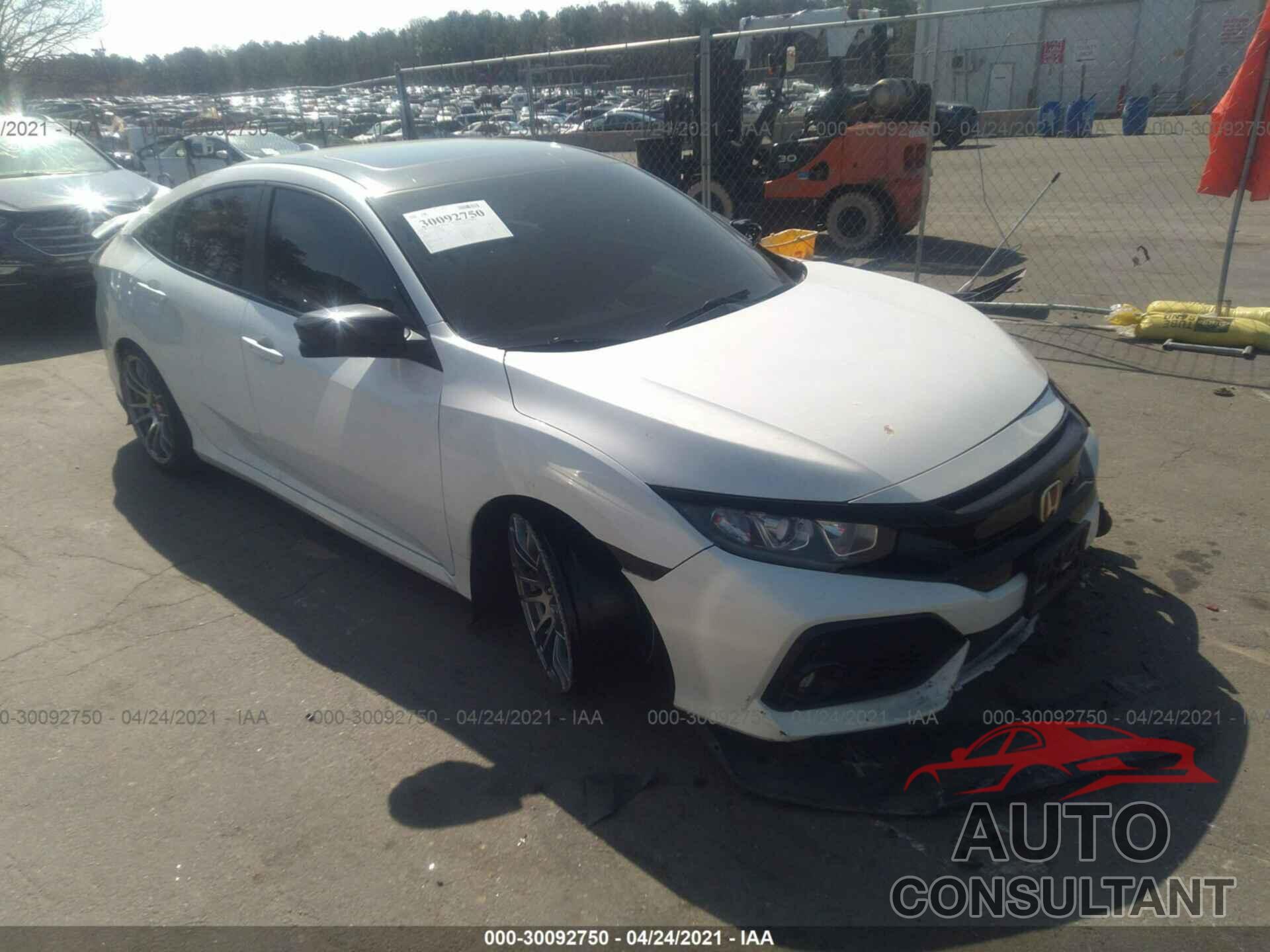 HONDA CIVIC SEDAN 2017 - 2HGFC1E51HH705488