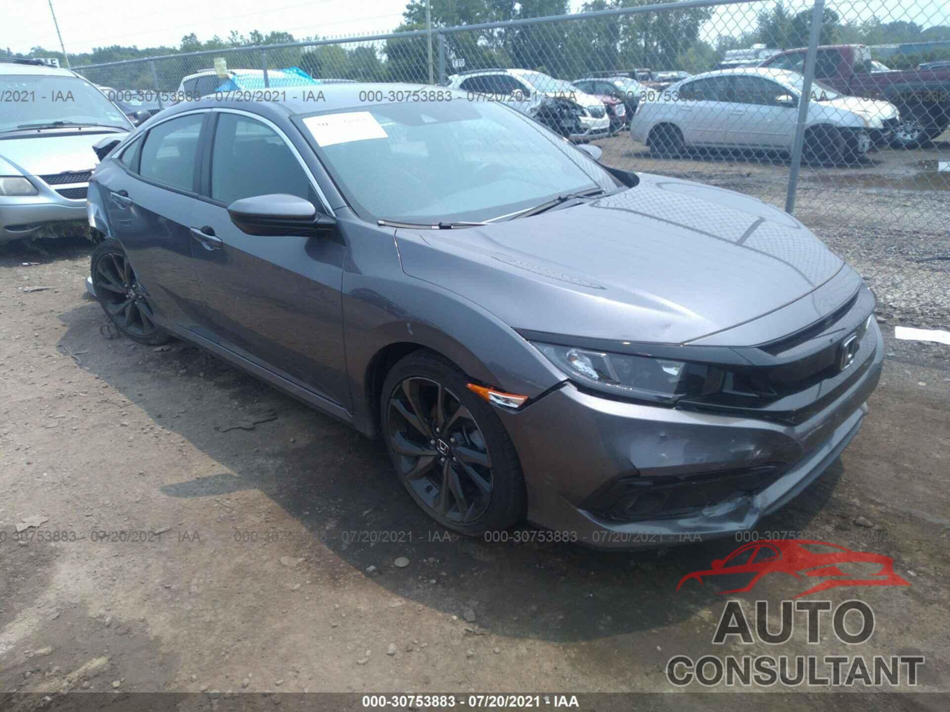 HONDA CIVIC SEDAN 2020 - 19XFC2F88LE026934