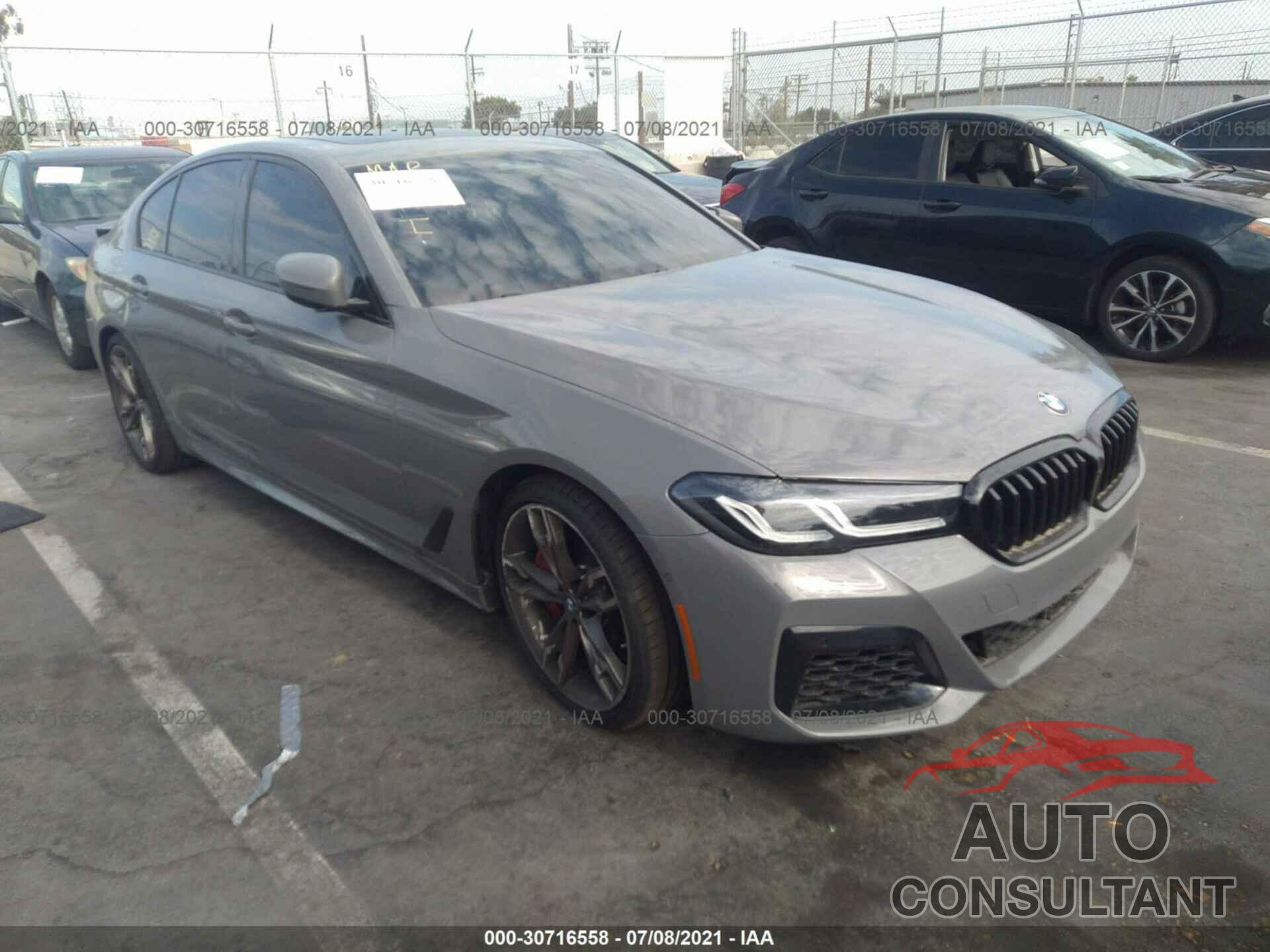 BMW 5 SERIES 2021 - WBA13BK04MCG75777