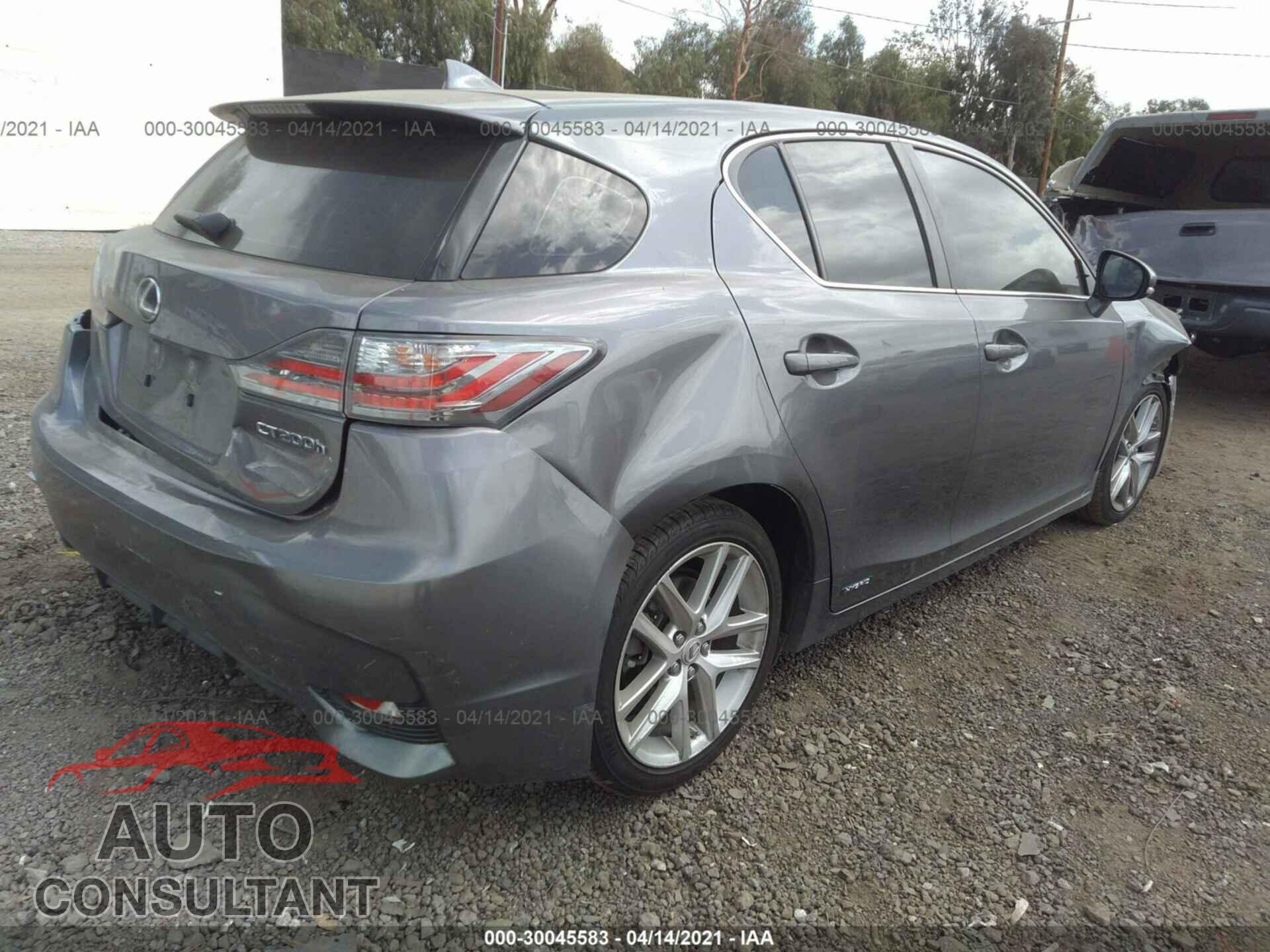 LEXUS CT 200H 2016 - JTHKD5BH4G2274182