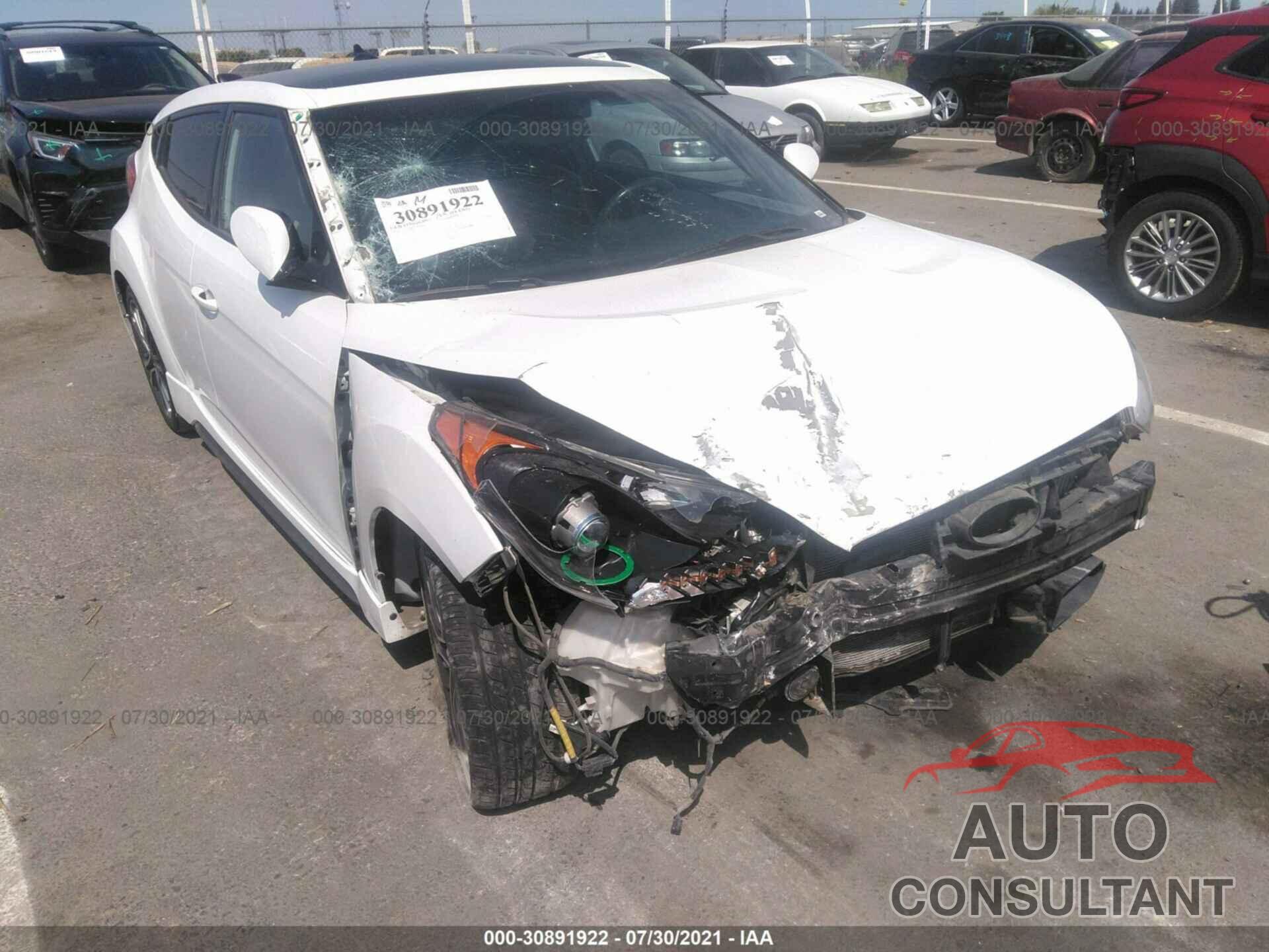 HYUNDAI VELOSTER 2016 - KMHTC6AE1GU292581