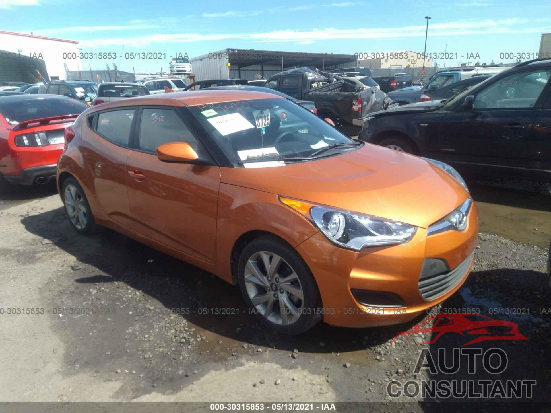 HYUNDAI VELOSTER 2016 - KMHTC6AD9GU295980