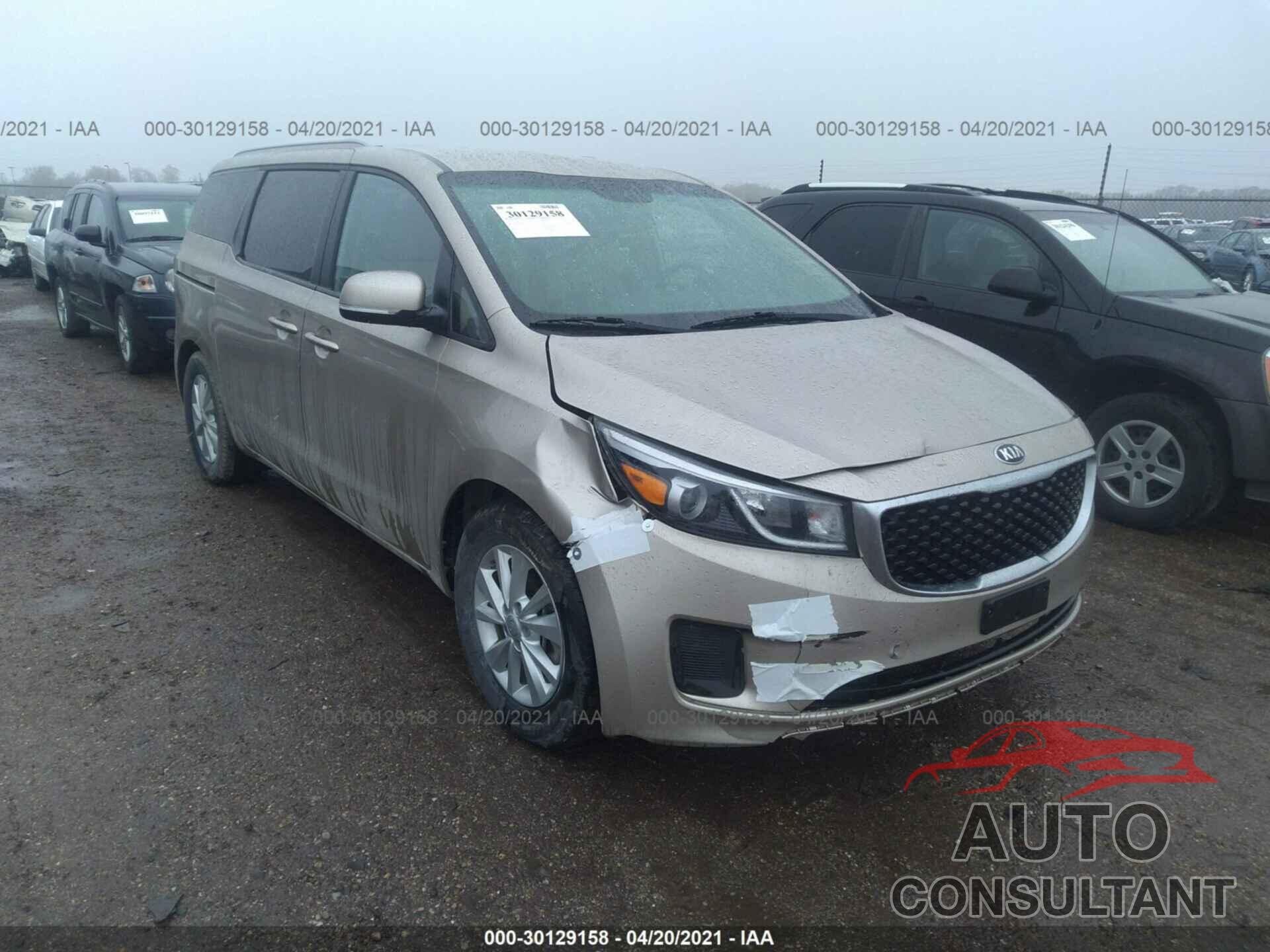 KIA SEDONA 2016 - KNDMB5C1XG6086888