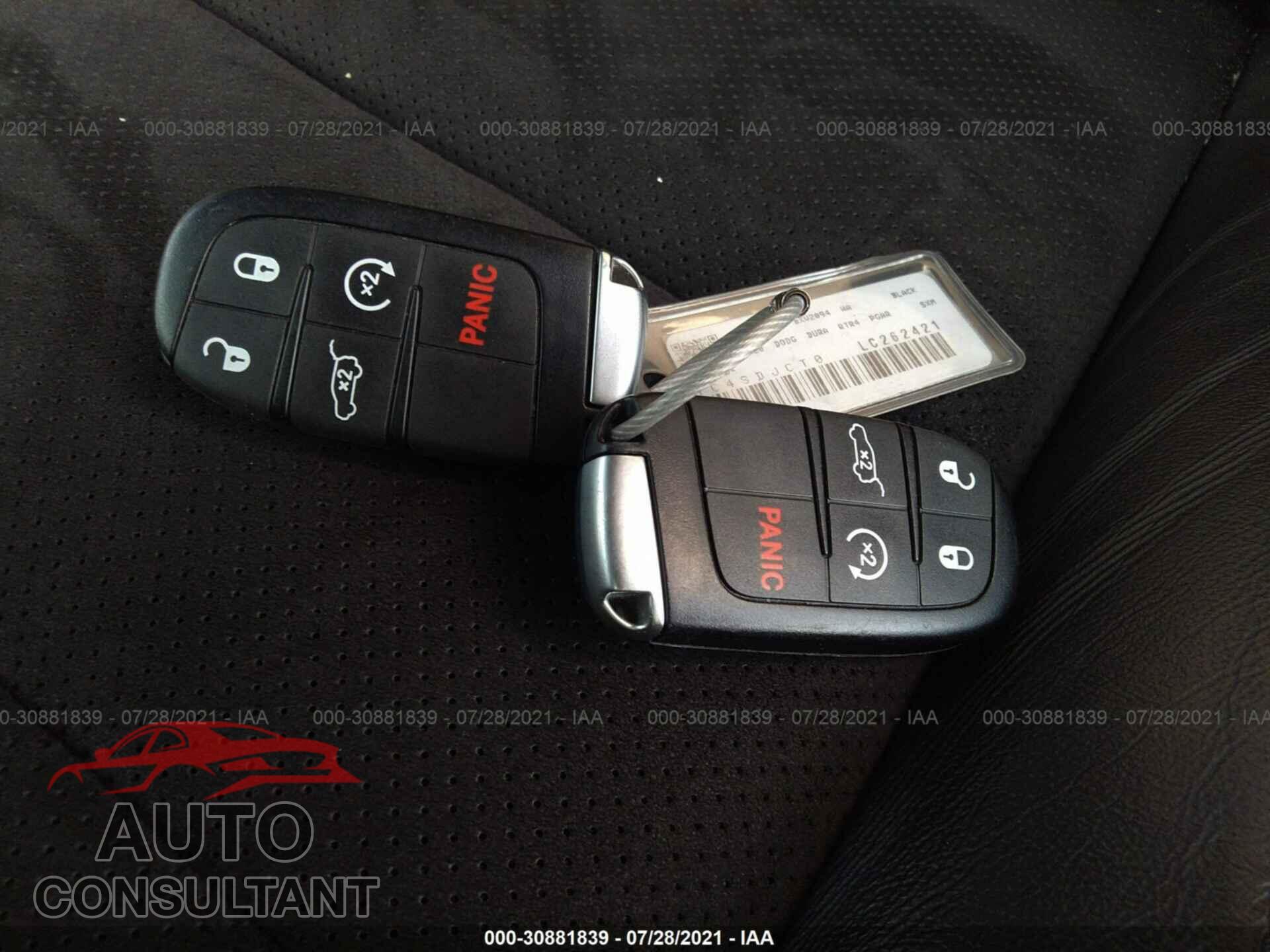 DODGE DURANGO 2020 - 1C4SDJCT0LC262421