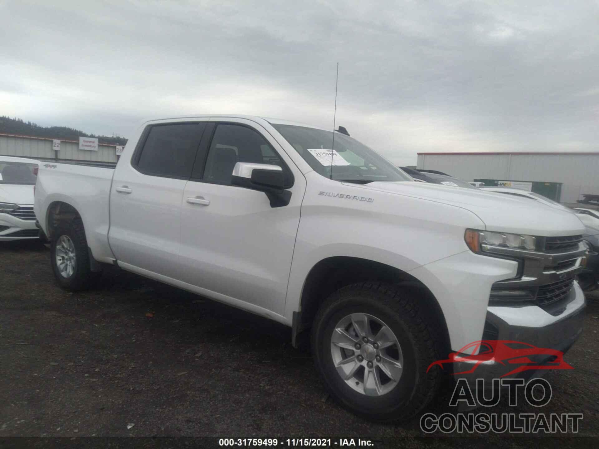 CHEVROLET SILVERADO 1500 2020 - 1GCUYDED6LZ167976