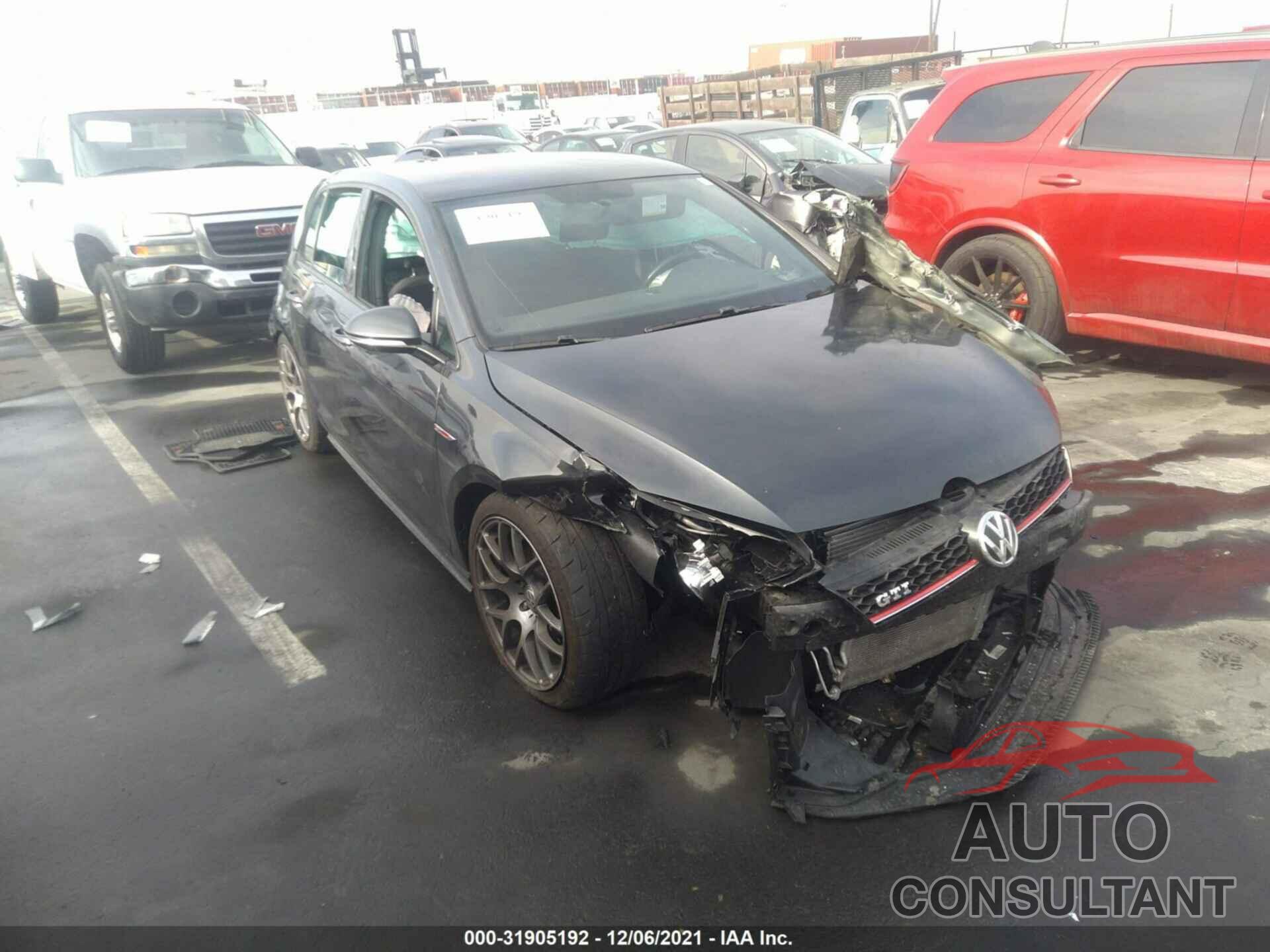 VOLKSWAGEN GOLF GTI 2016 - 3VW4T7AU2GM052124