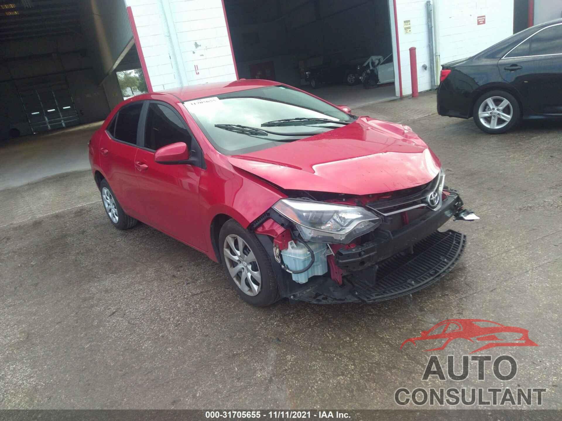 TOYOTA COROLLA 2016 - 2T1BURHE2GC672546