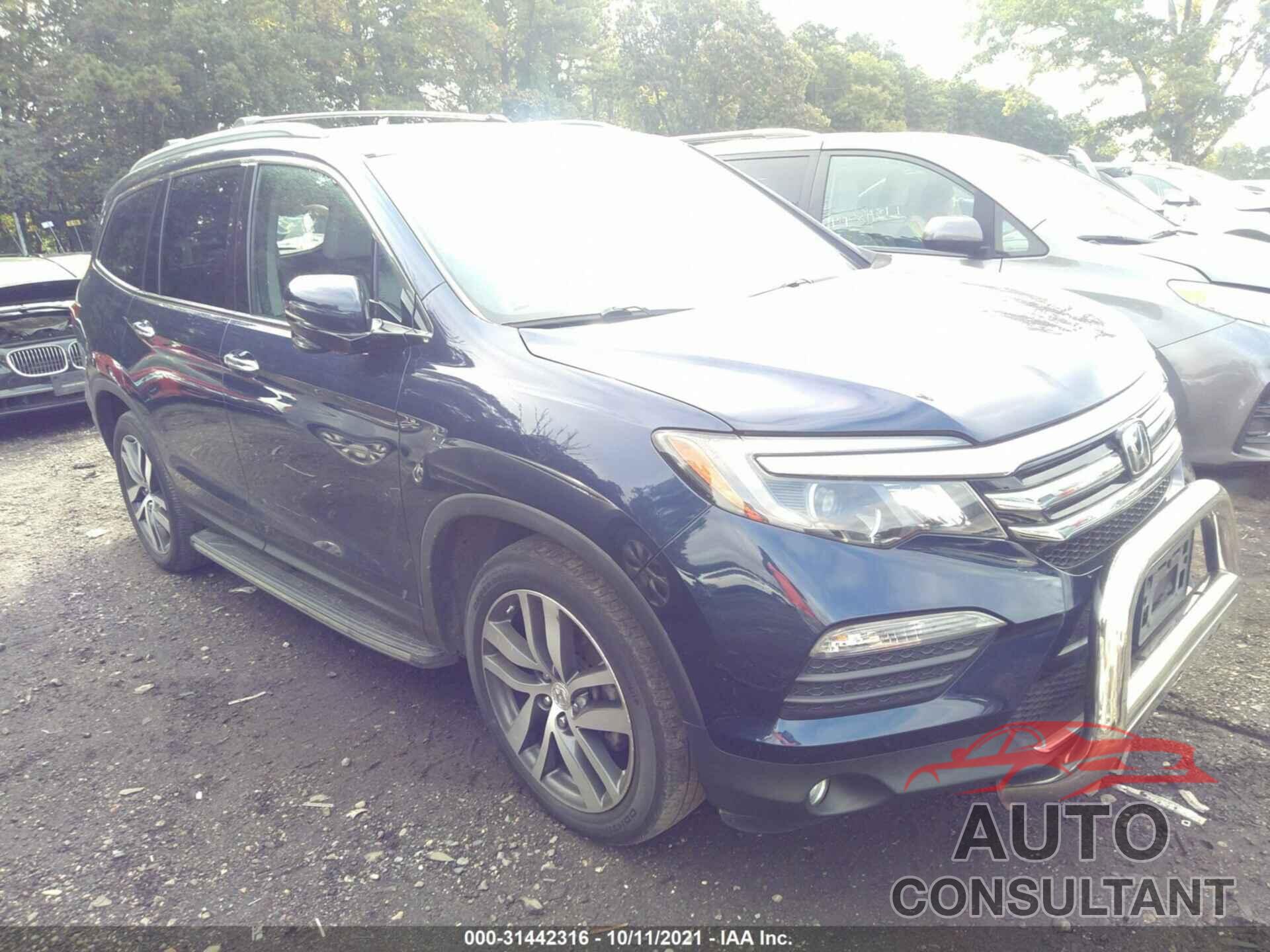 HONDA PILOT 2016 - 5FNYF6H9XGB097954