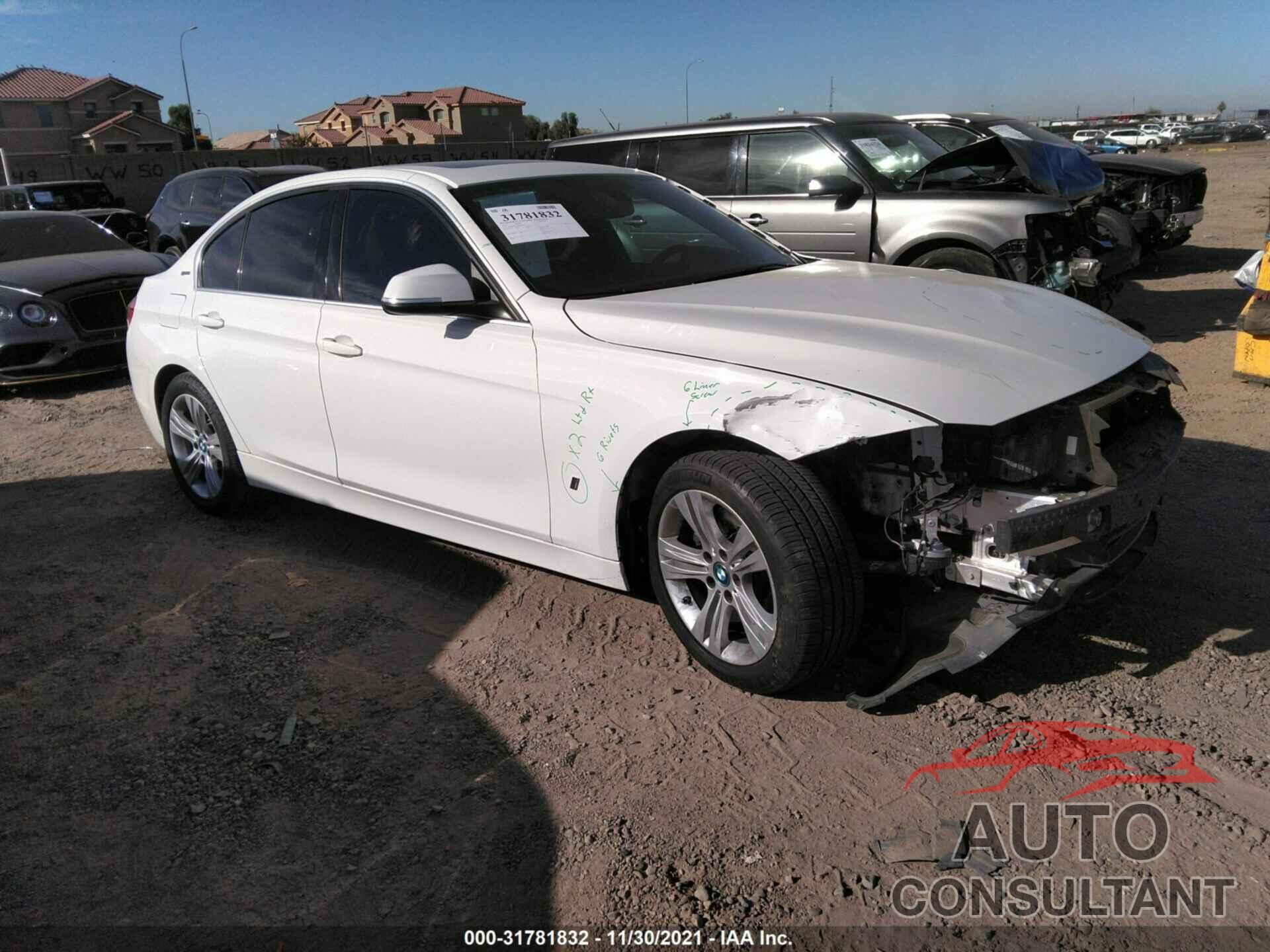 BMW 3 SERIES 2017 - WBA8E1C55HK480227