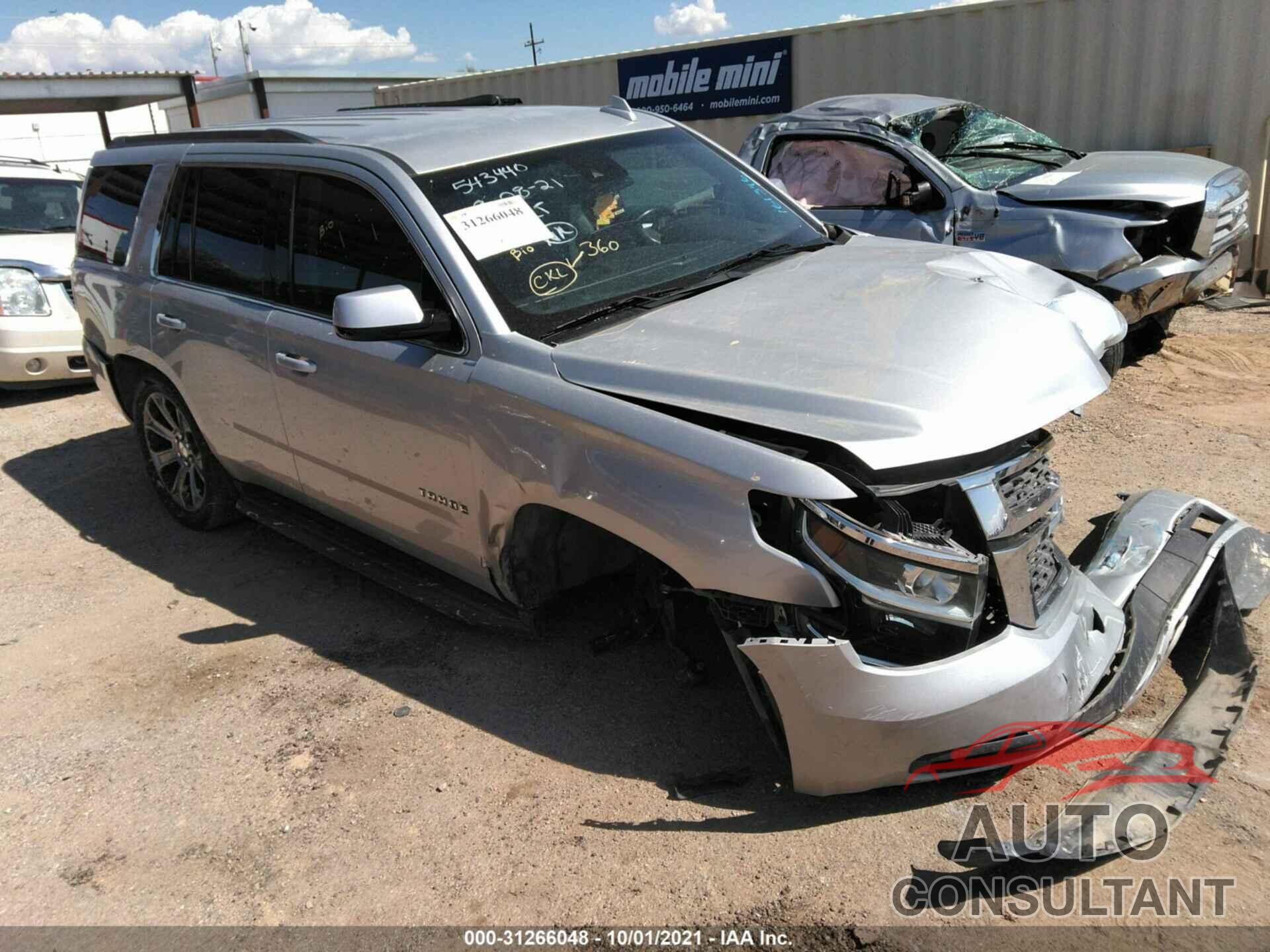 CHEVROLET TAHOE 2016 - 1GNSCBKC5GR161346