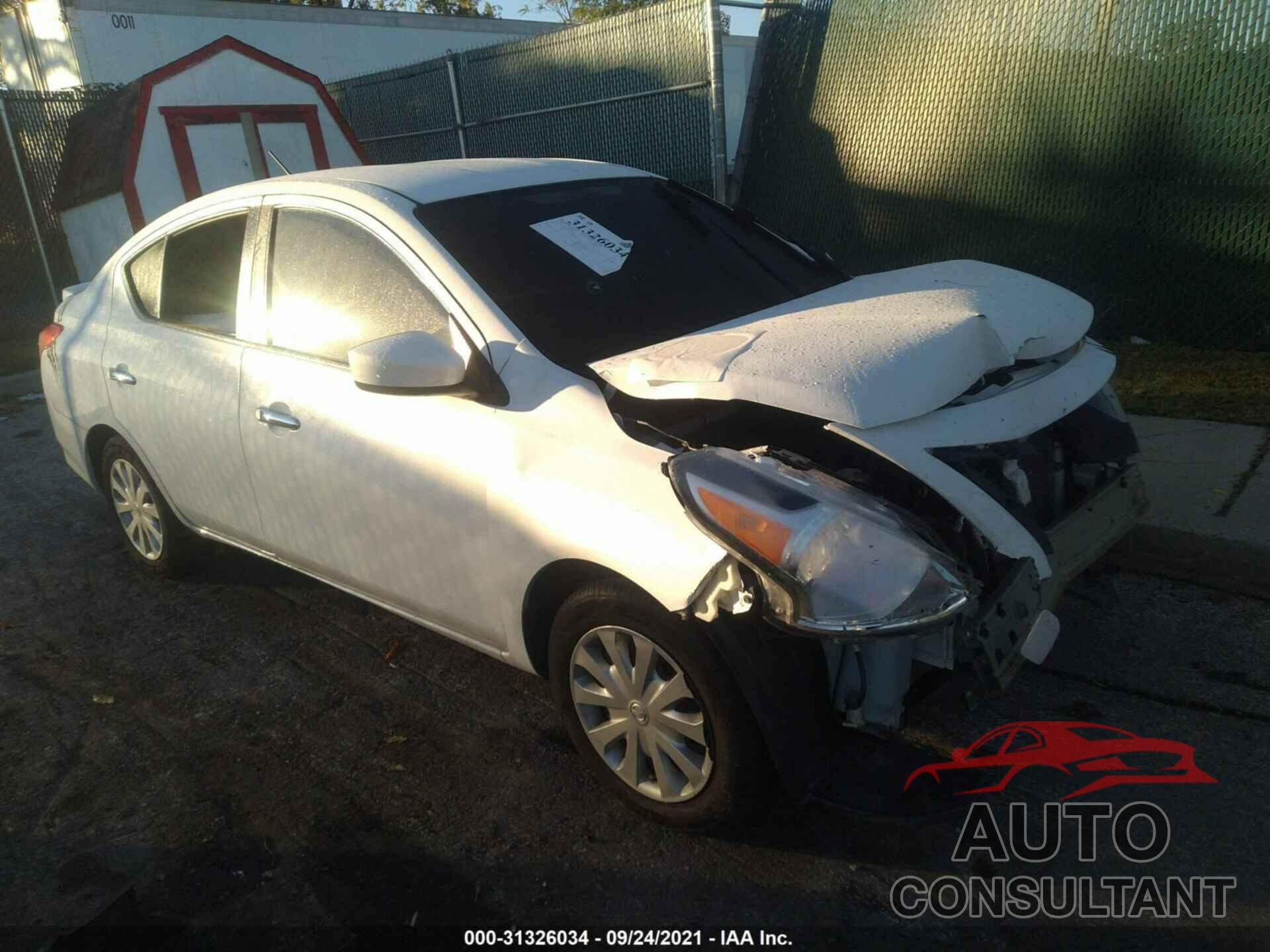 NISSAN VERSA 2016 - 3N1CN7AP1GL881679