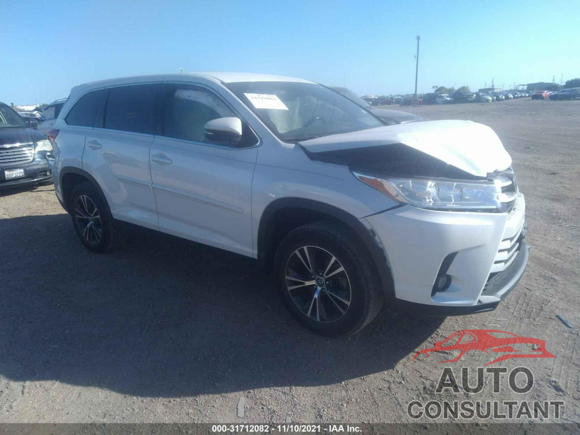 TOYOTA HIGHLANDER 2019 - 5TDZZRFH9KS318312