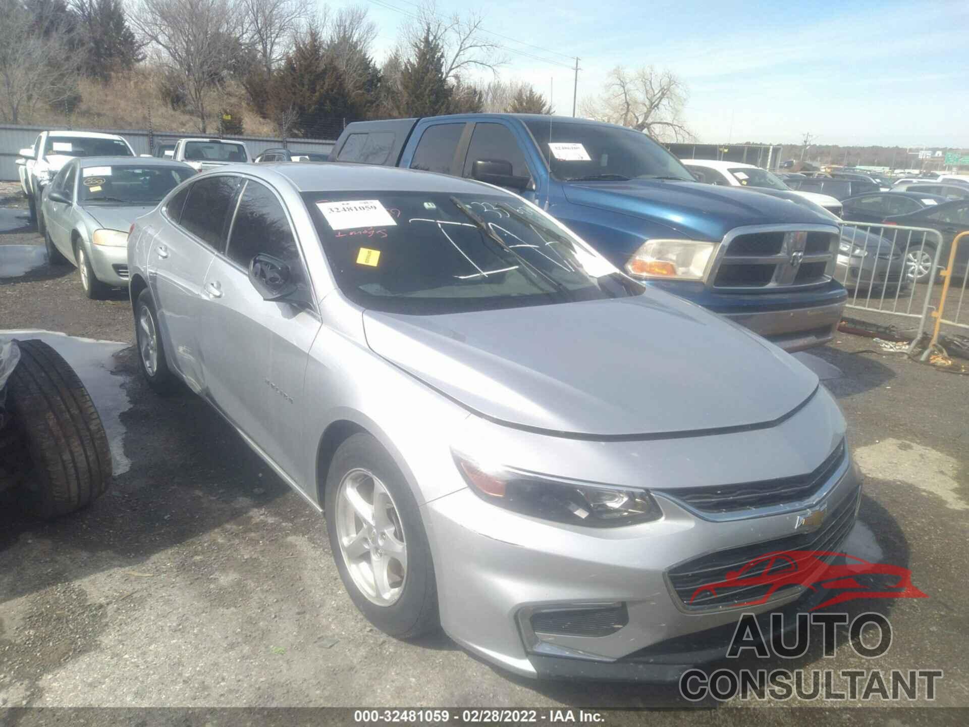 CHEVROLET MALIBU 2016 - 1G1ZB5ST2GF338604