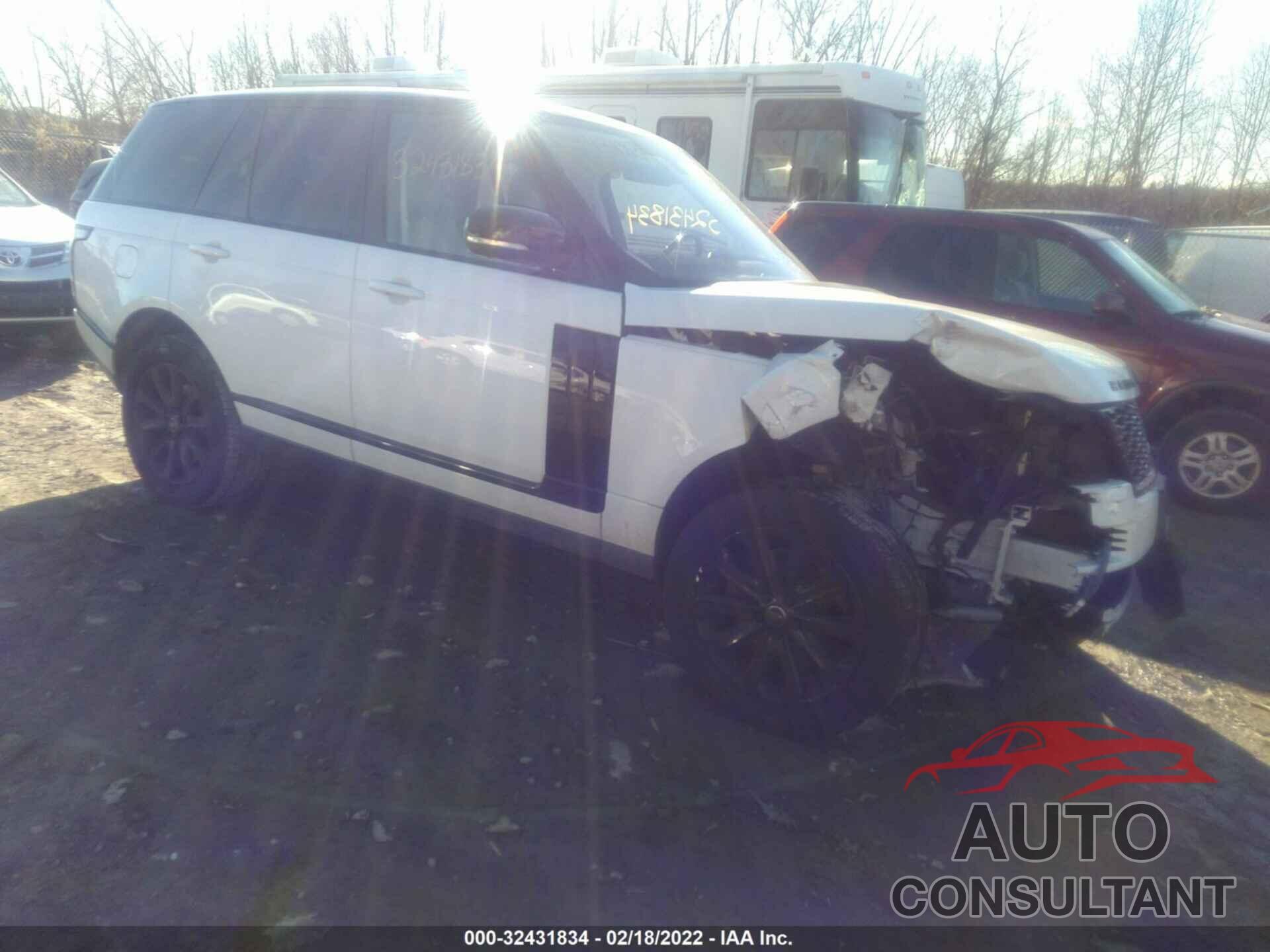LAND ROVER RANGE ROVER 2016 - SALGS2KF8GA263260