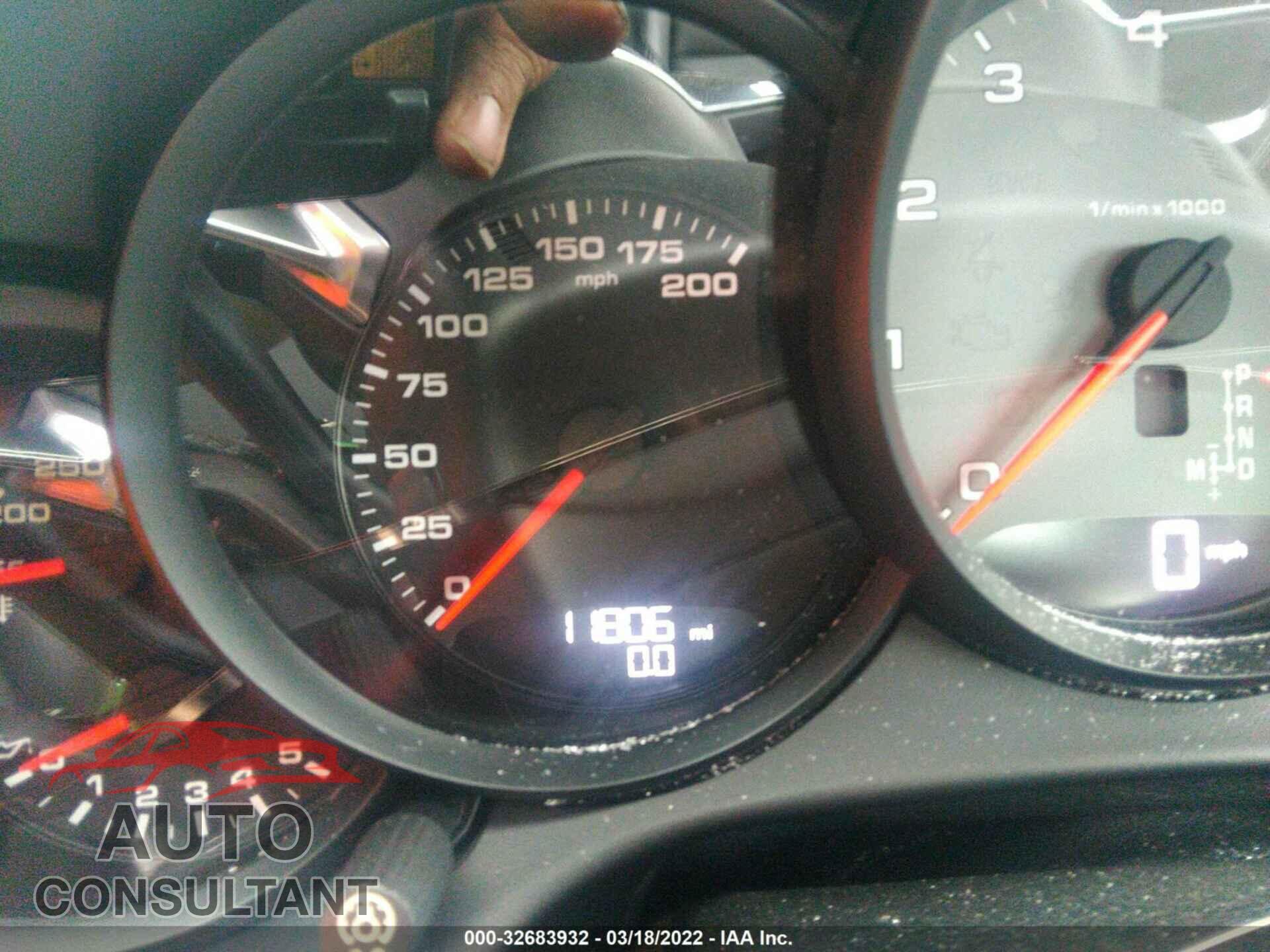 PORSCHE 911 2017 - WP0CB2A91HS155852