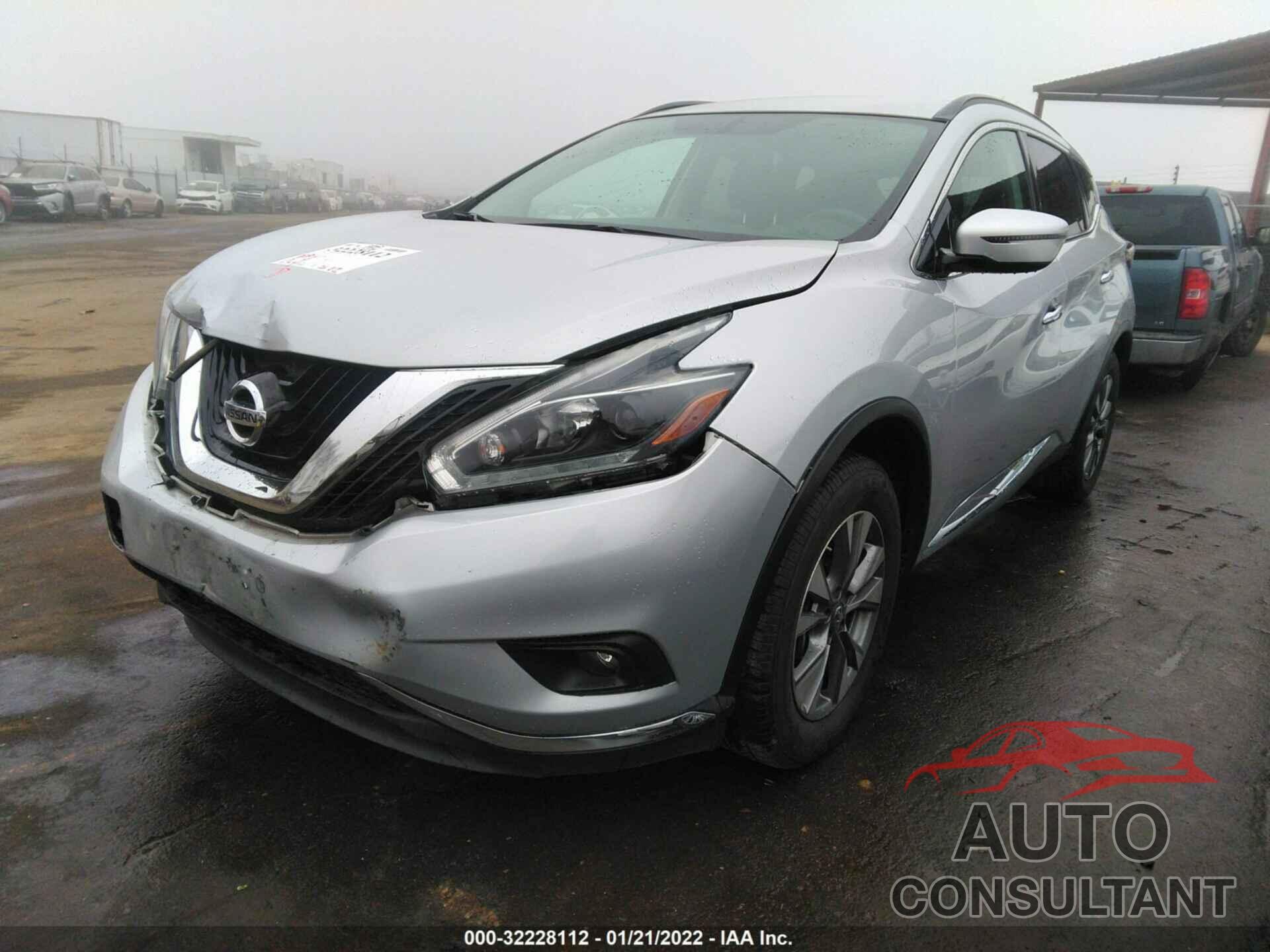 NISSAN MURANO 2018 - 5N1AZ2MG8JN125499