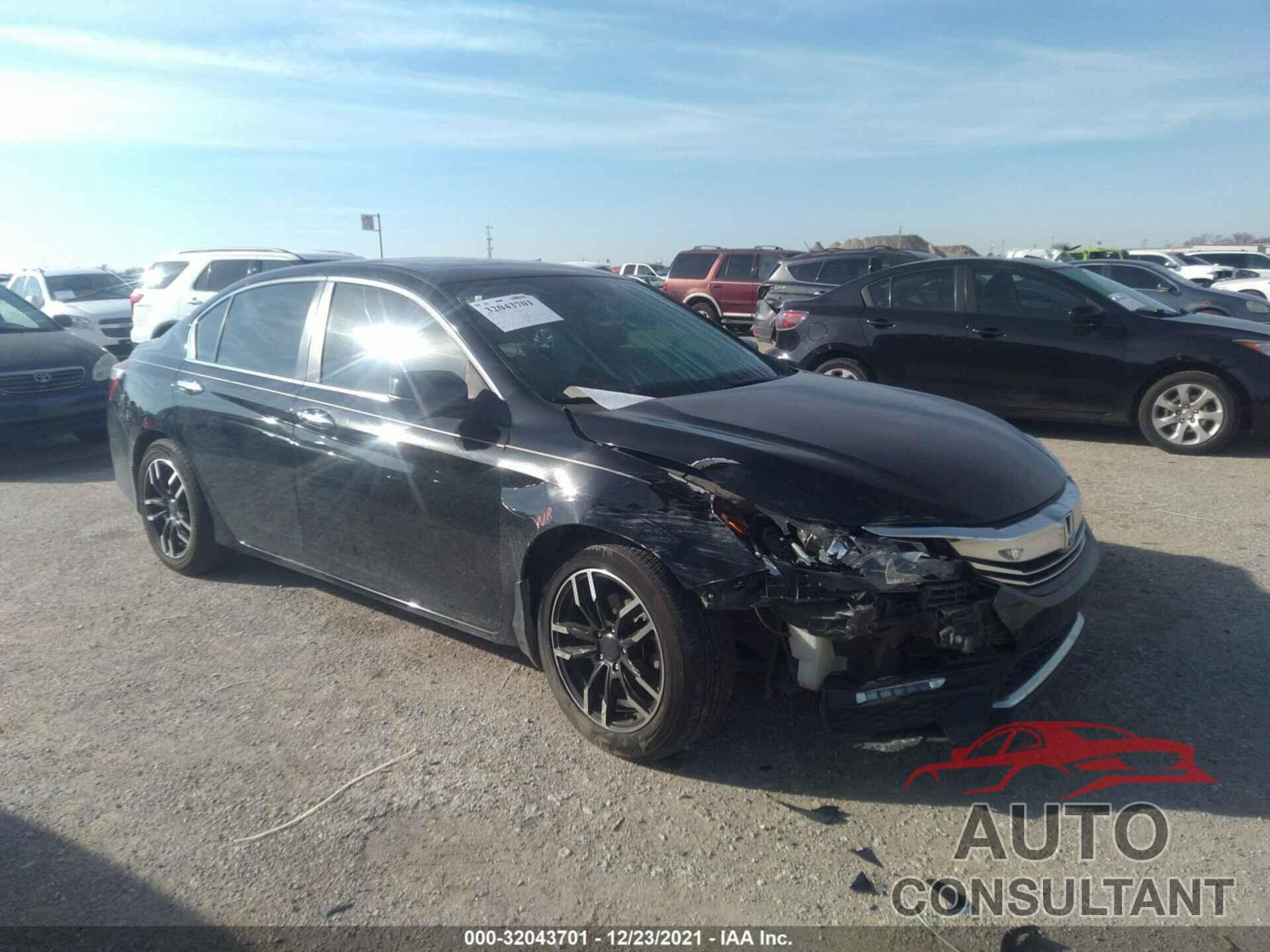 HONDA ACCORD SEDAN 2016 - 1HGCR2F82GA144781
