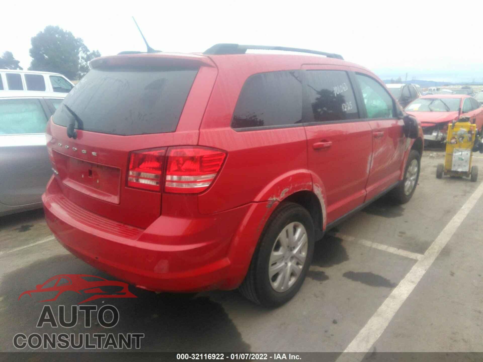 DODGE JOURNEY 2017 - 3C4PDCAB0HT609687
