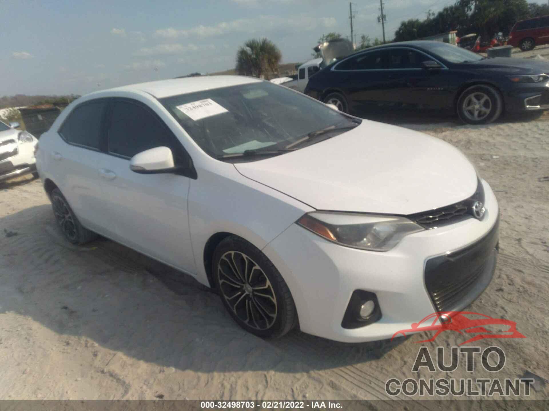 TOYOTA COROLLA 2016 - 2T1BURHE0GC534133