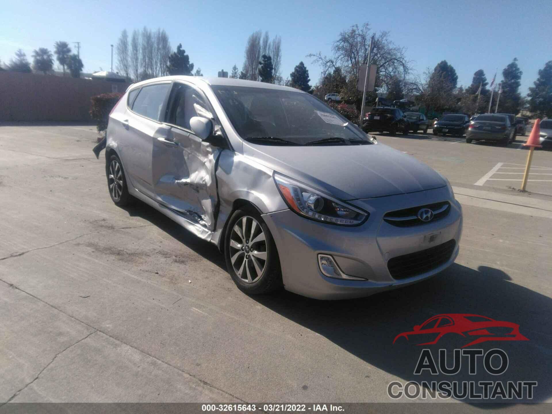 HYUNDAI ACCENT 2016 - KMHCU5AE3GU249335