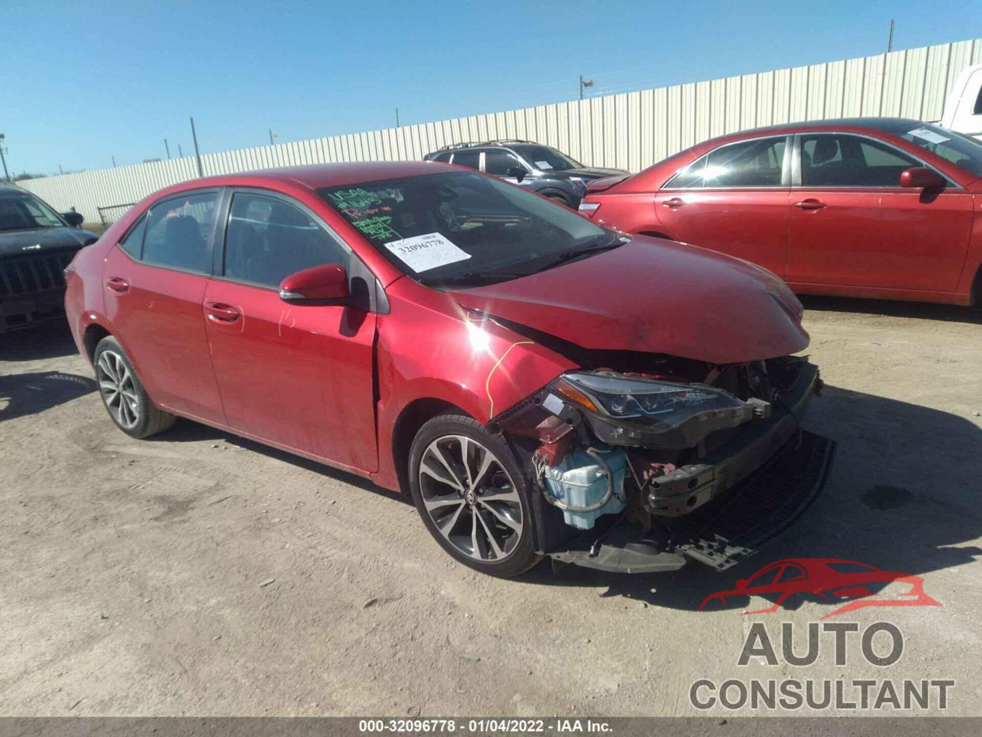 TOYOTA COROLLA 2017 - 5YFBURHE6HP692204