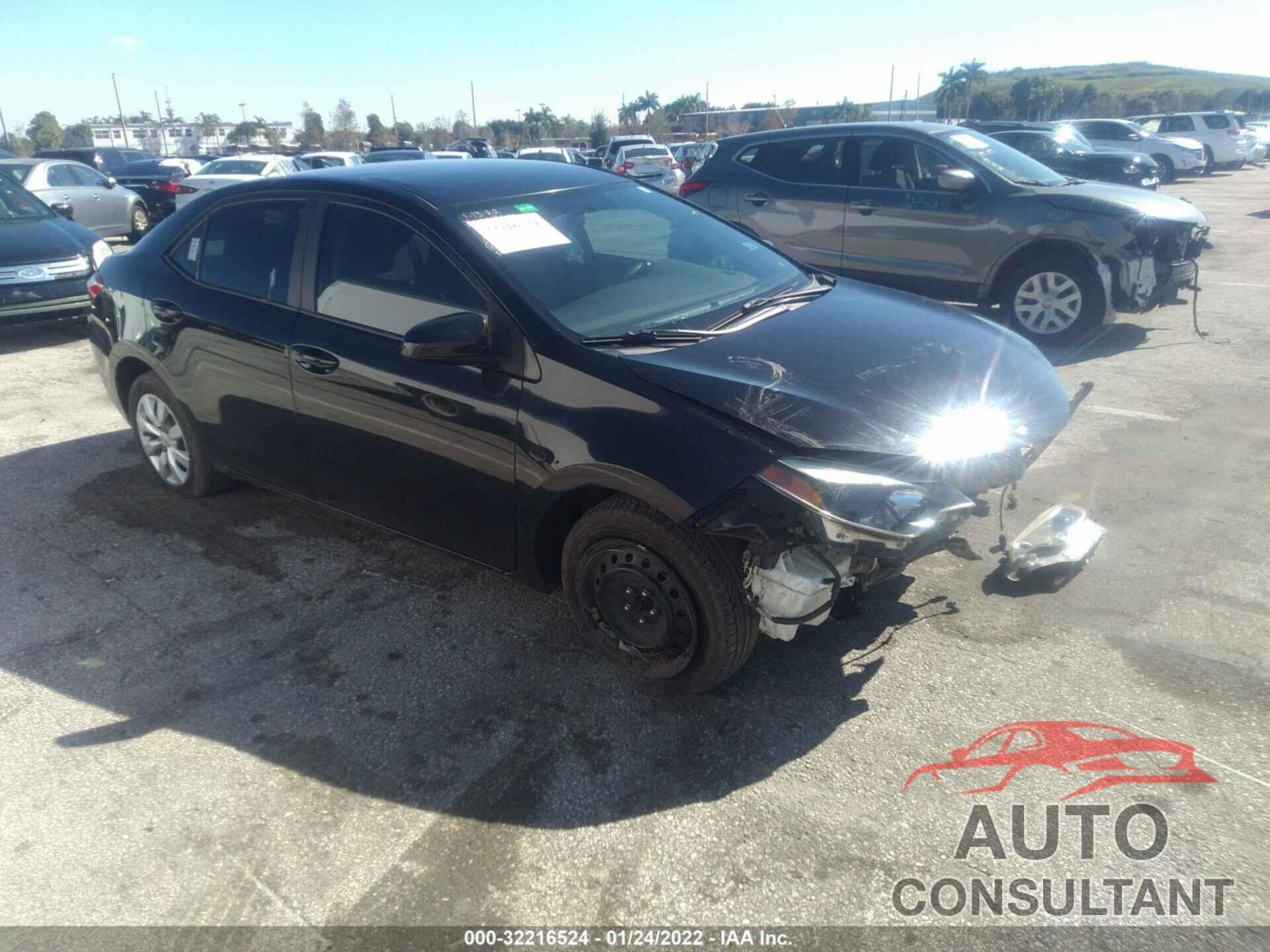 TOYOTA COROLLA 2016 - 5YFBURHE8GP471959